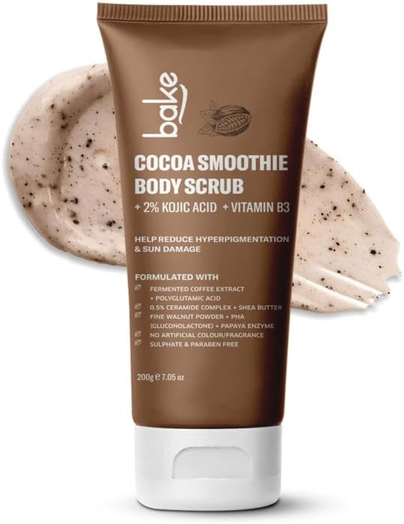 BAKE 2% Kojic Acid Coffee Smoothie Scrub Treatment (200G) with Niacinamide, Polyglutamic Acid & Ceramide Complex | for Pigmentation, Dark Spots & Tan Removal | Exfoliates & Brightens Underarms | For image number 3