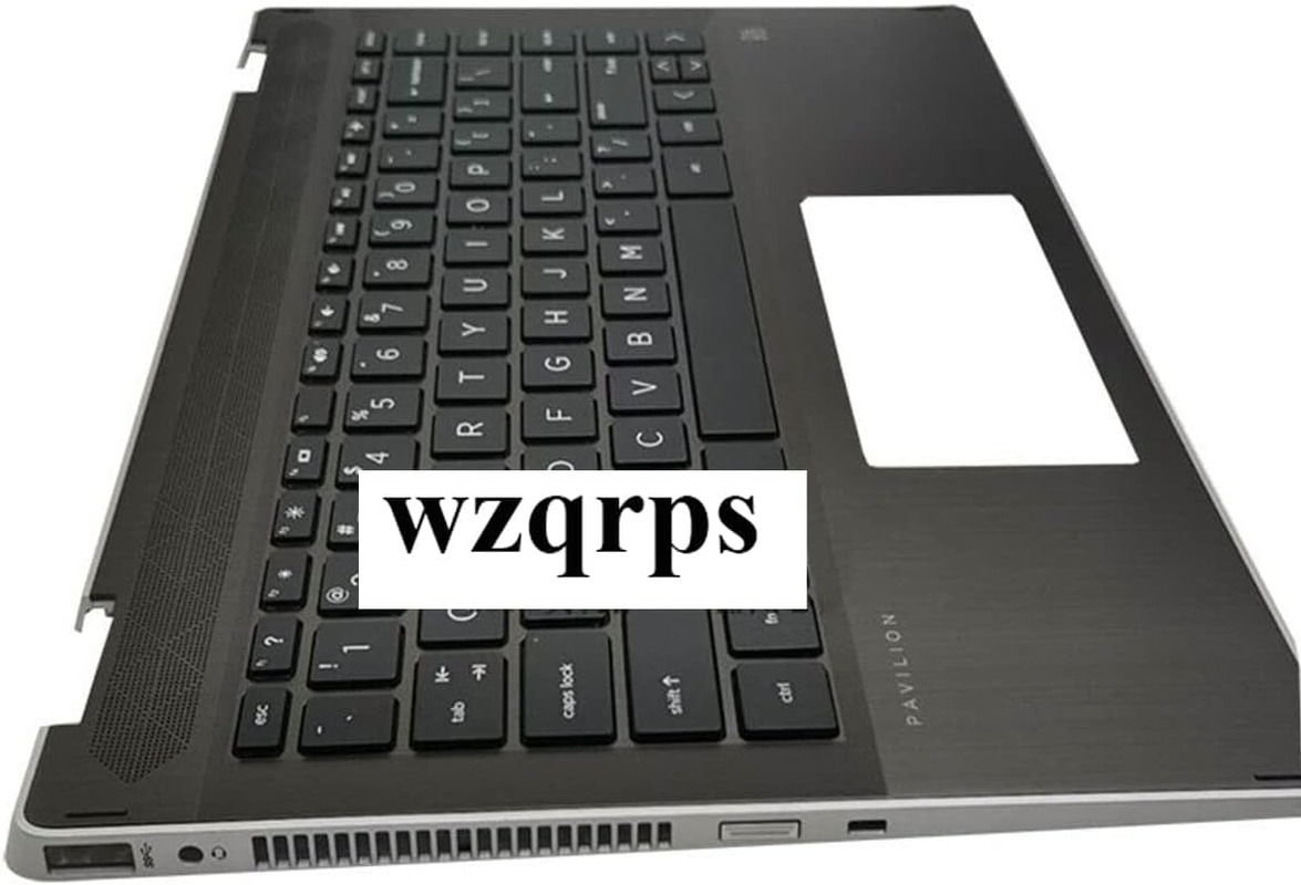 Wzqrps Replacement Laptop Upper Case Palmrest Backlit Keyboard Assembly Part for HP Pavilion X360 14-DH 14T-DH 14T-DH200 14-Dh0036T L53795-001 4600GG2T0001 image number 3