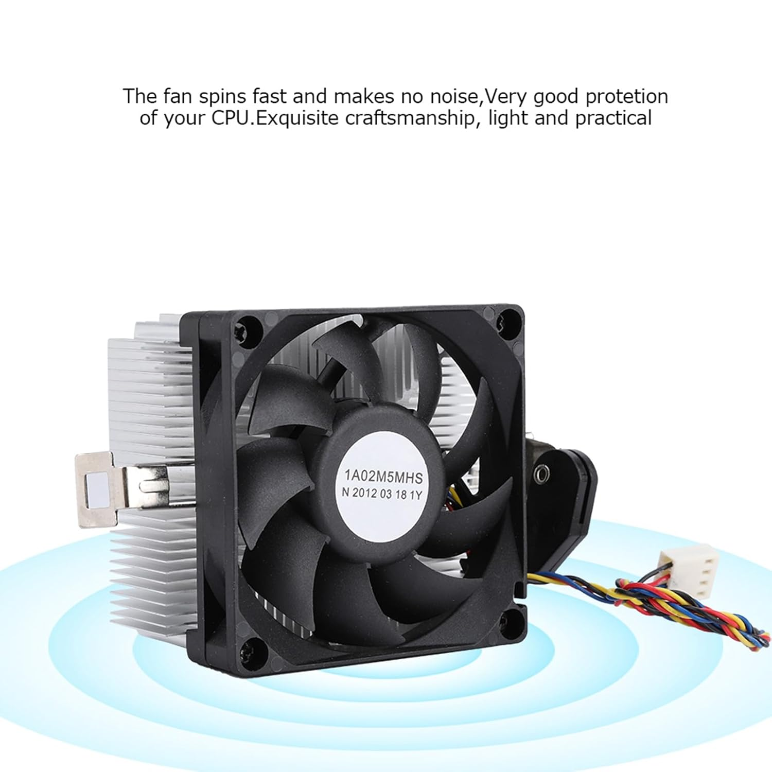 Electronic Component Fan, 7015 Hydraulic Bearing CPU Cooler, Rapid Cooling Action, Superior Heat Disposal, Noise- Workspace, AM2 AM3 AM3+ FM1 FM2 FM2+ image number 5