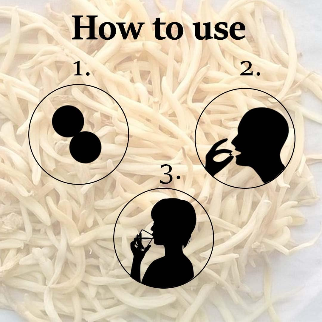 Safed Musli Tablets by Mi Nature| | Pure & Natural Herb | Free from Chemical & Preservative| Plant Based Gluten Free |90 Tablet, 45 Days Supply 1000Mg image number 3