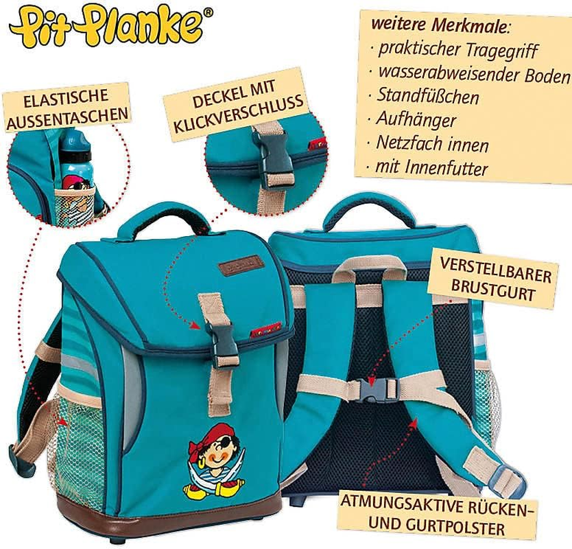 Lutz Mauder Lutz Mauder02706 Pirate Pit Planke Kindergarten Satchel, Multi-Color
