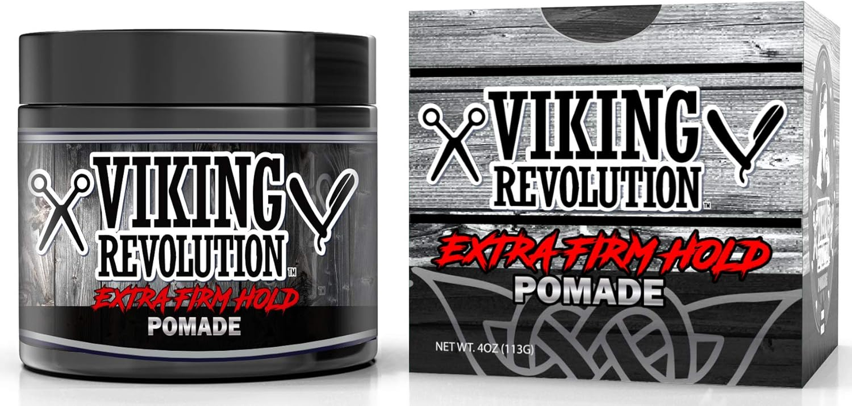 Extreme Hold Pomade for Men - Style & Finish Your Hair - Extra Firm,Strong Hold & High Shine for Men'S Styling Support - Water Based Male Grooming Product Is Easy to Wash Out, 120Ml image number 1