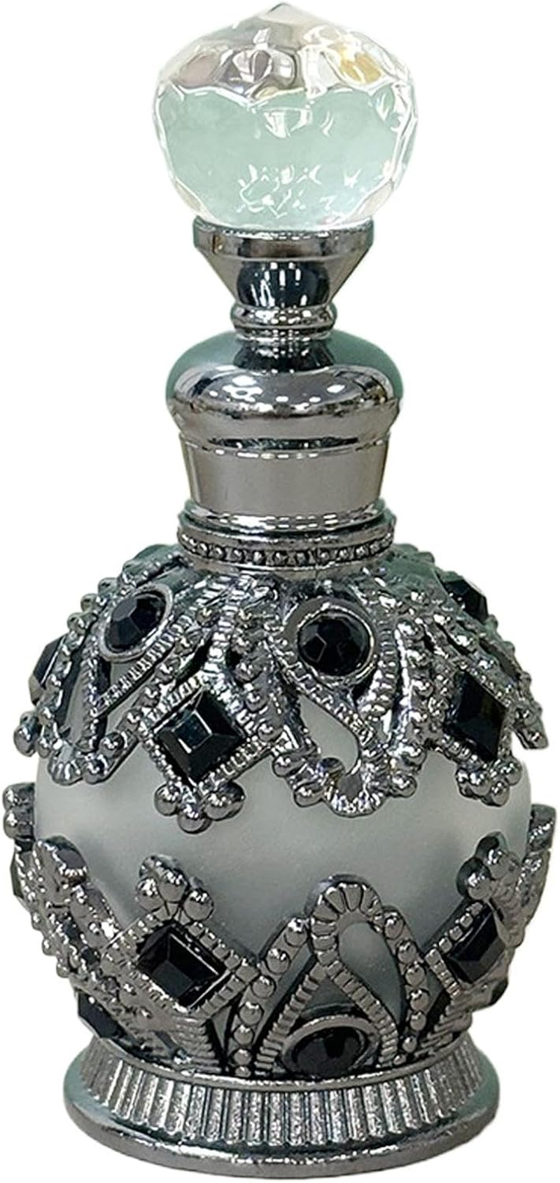 Empty Perfume Bottles, Refillable Empty Perfume Bottles - Small Empty Spray Bottles with Jewels - Atomizer Vials, Luxurious Decorative Container for Adult Women