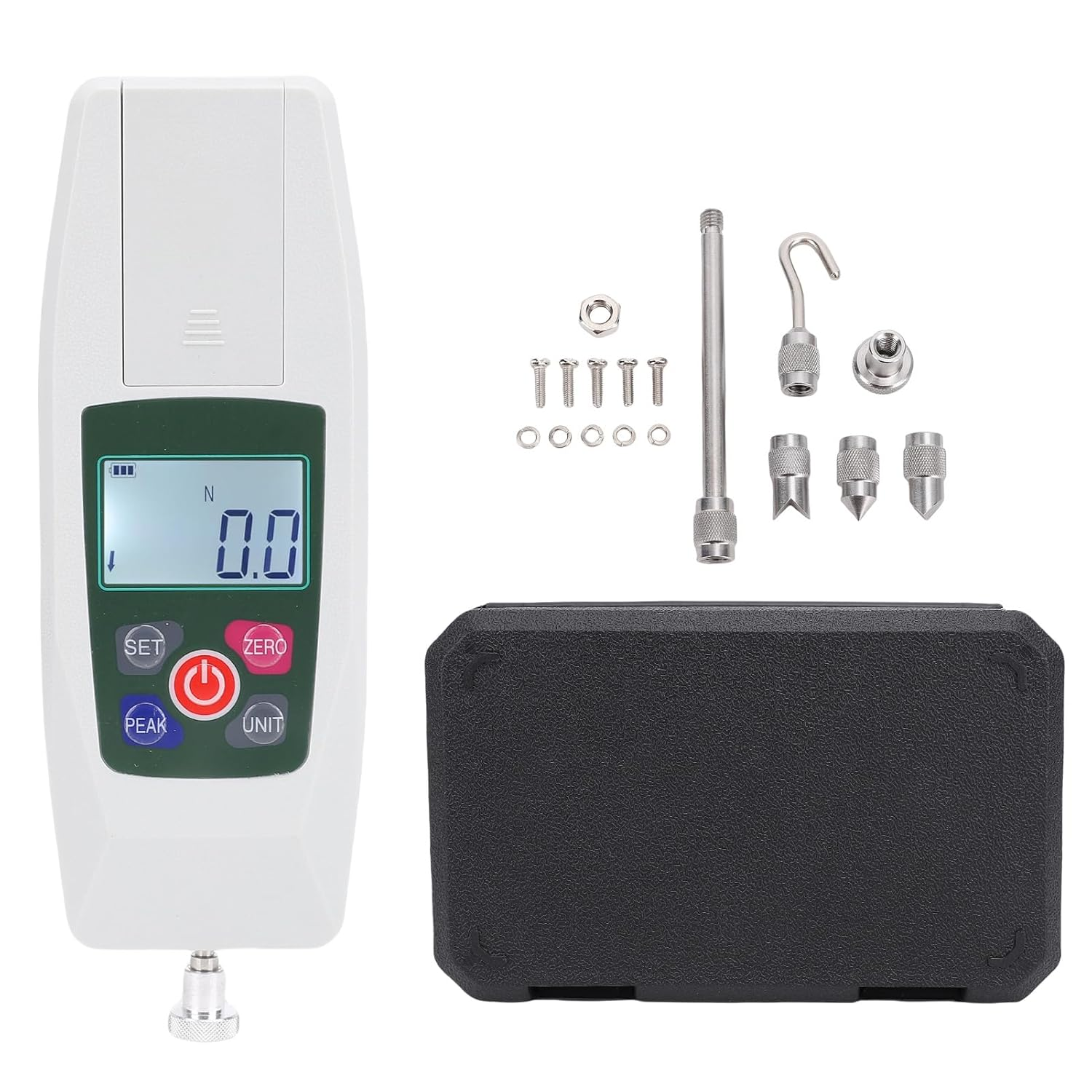 High Accuracy 50N Digital Force Meter with Data Filtering Function Customizable Upper Lower Limit Settings Buzzer Reminder Energy Efficient AAA Battery Power Supply for Various image number 1