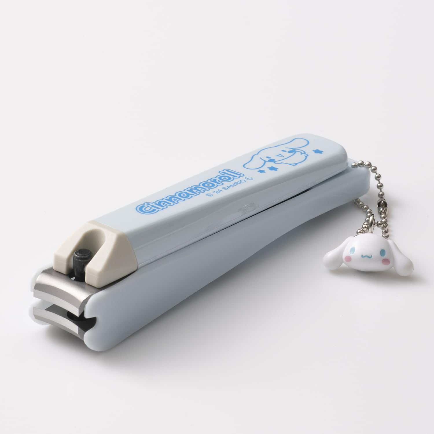 Kai Corporation Cinnamoroll Nail Clipper, M, Nail Cutter, Gift, with Charm, Sanrio KK2602 image number 3