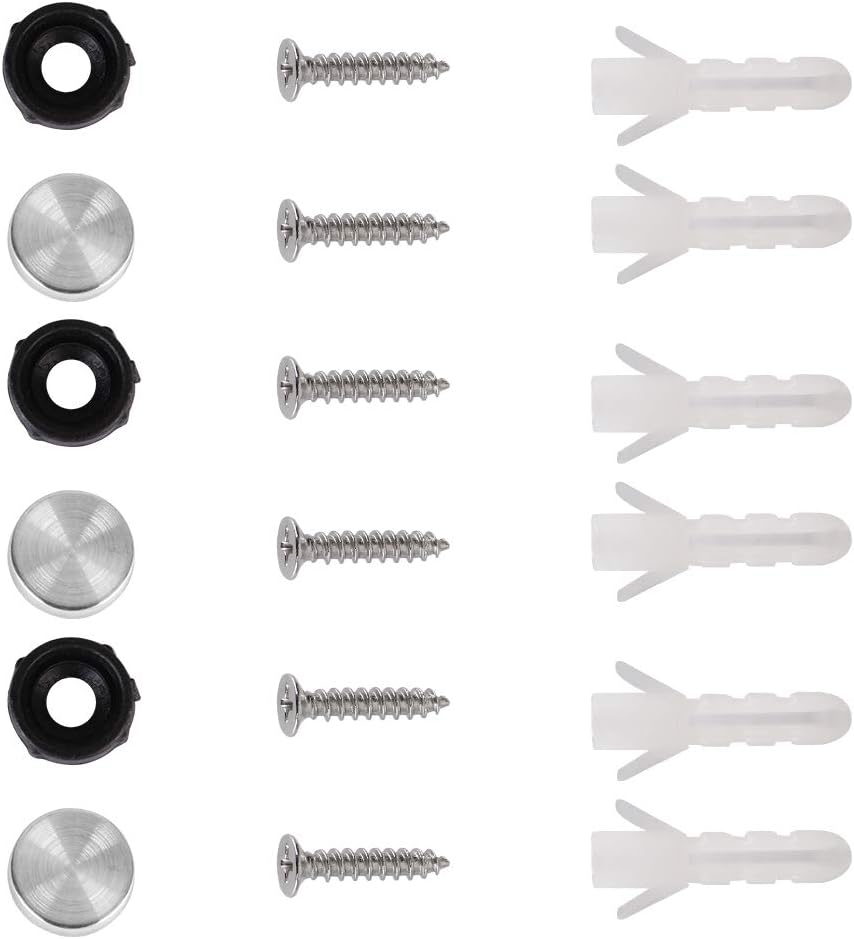 Dianoo Wine Glass Stemware Rack Holder Wine Glass Rack under Cabinet with Screws Chrome Finish 22CM 3 Rows