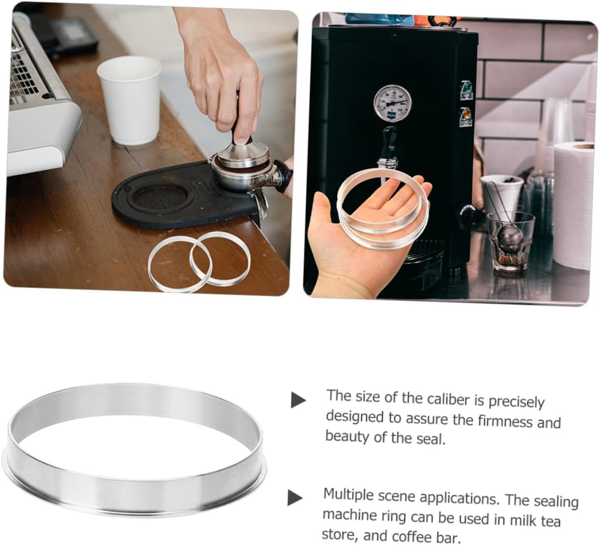 GLEAVI Aluminum Cup Sealer Ring for Automatic Milk Tea and Coffee Sealing Machines Removable Washable Sealing Collar in Beverage Shops