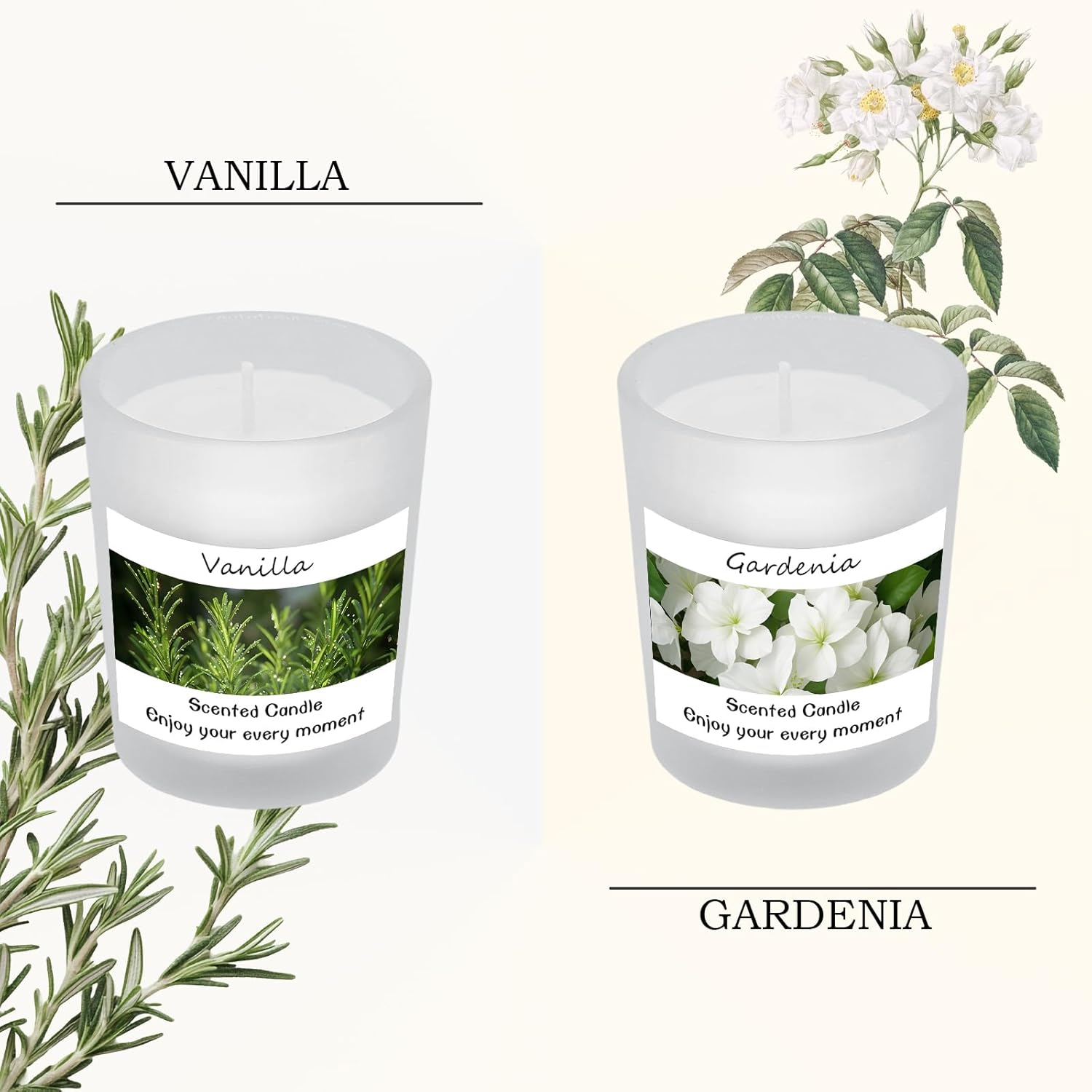 Scented Candles Gifts Set for Women and Men, Soy Wax Candles 6 Pack Jar Candle for Birthday, Thanksgiving, Valentine, Christmas, Anniversary Aromatherapy Gifts image number 4