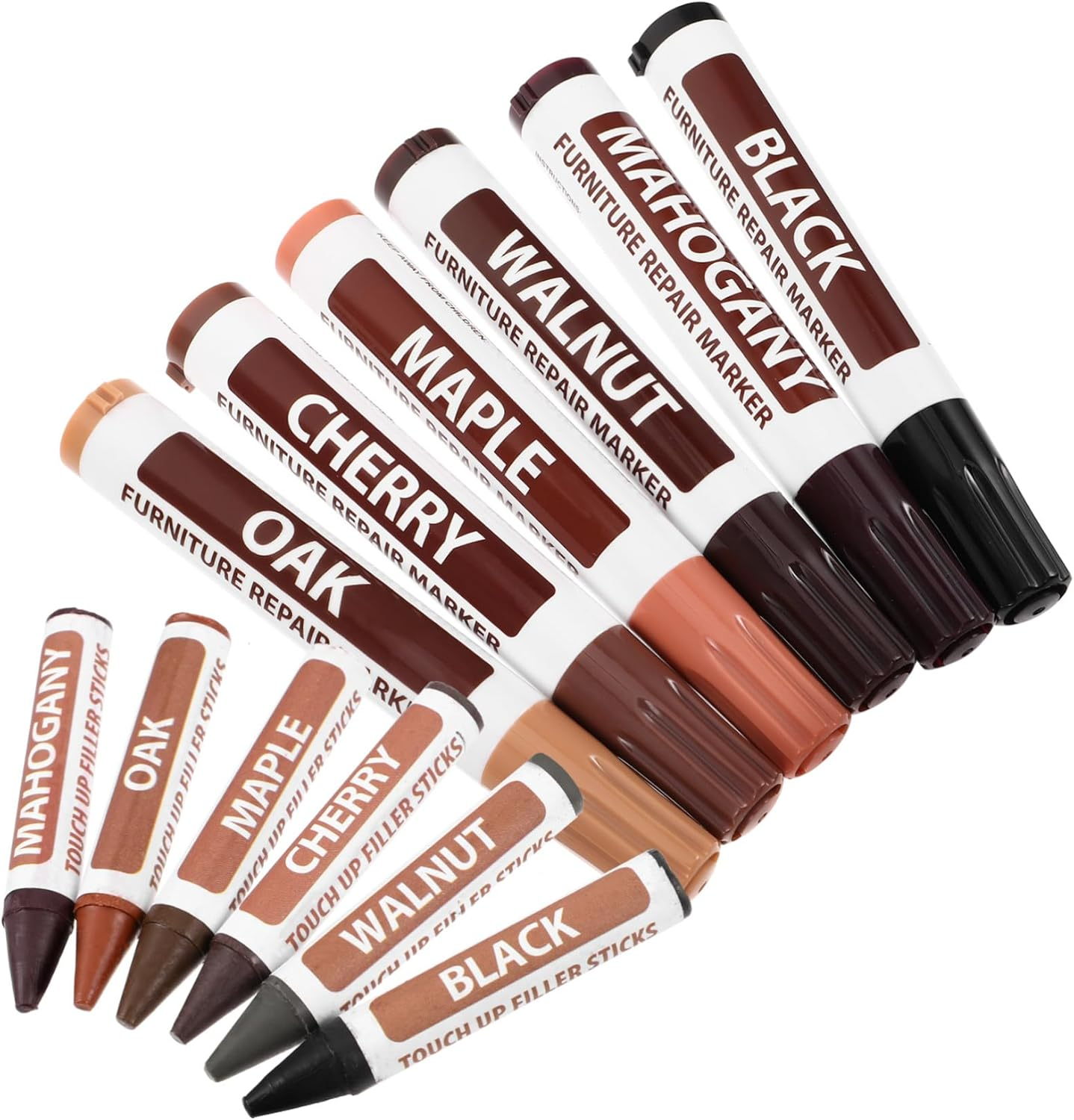 Wood Scratch Repair Markers Floor Scratch Repair Pen for Furniture Wood Floors image number 2