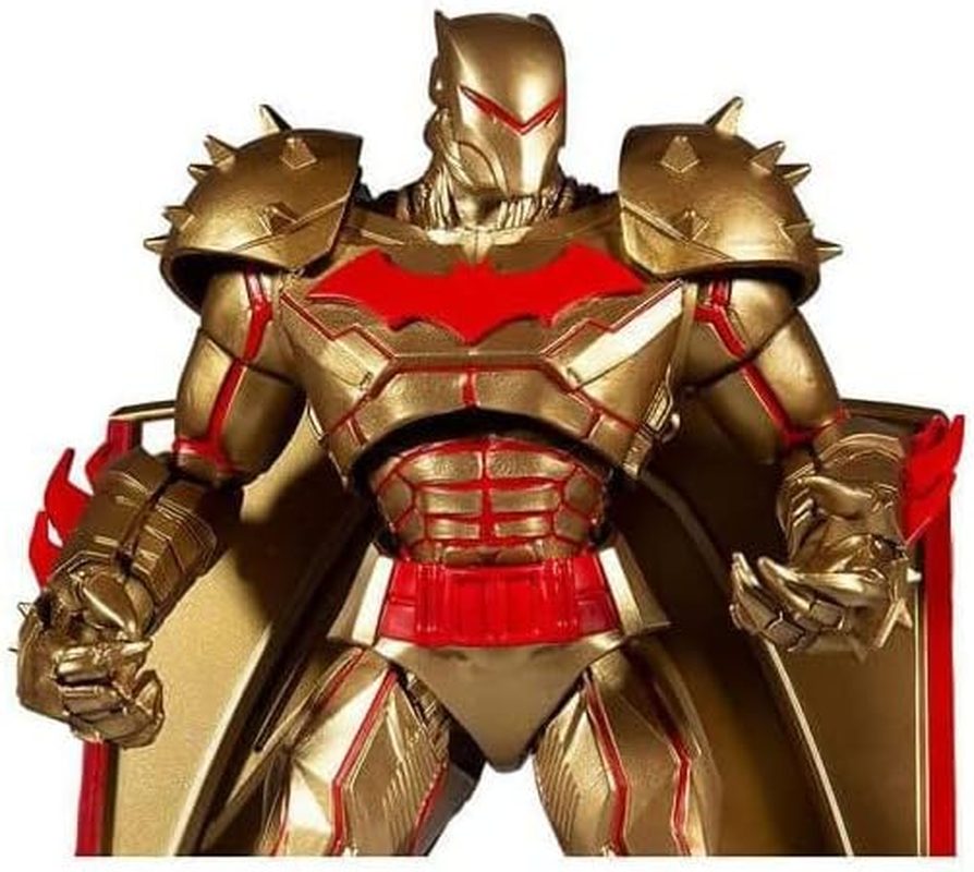 Mcfarlane Toys Dc Multiverse Hellbat Gold Edition Batman Action Figure, 7-Inch Height