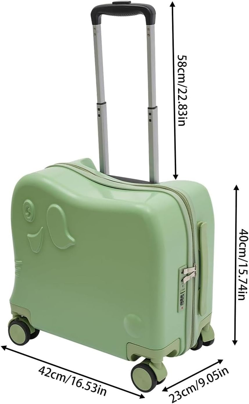 G&eacute;n&eacute;rique Kids Suitcase | Children'S Luggage | Multipurpose Kids Rolling Luggage, Kids Carry on Luggage with Wheels, Colorful Kids Carry on Suitcase for Boys & Girls, Travel & Family Vacations, Dark