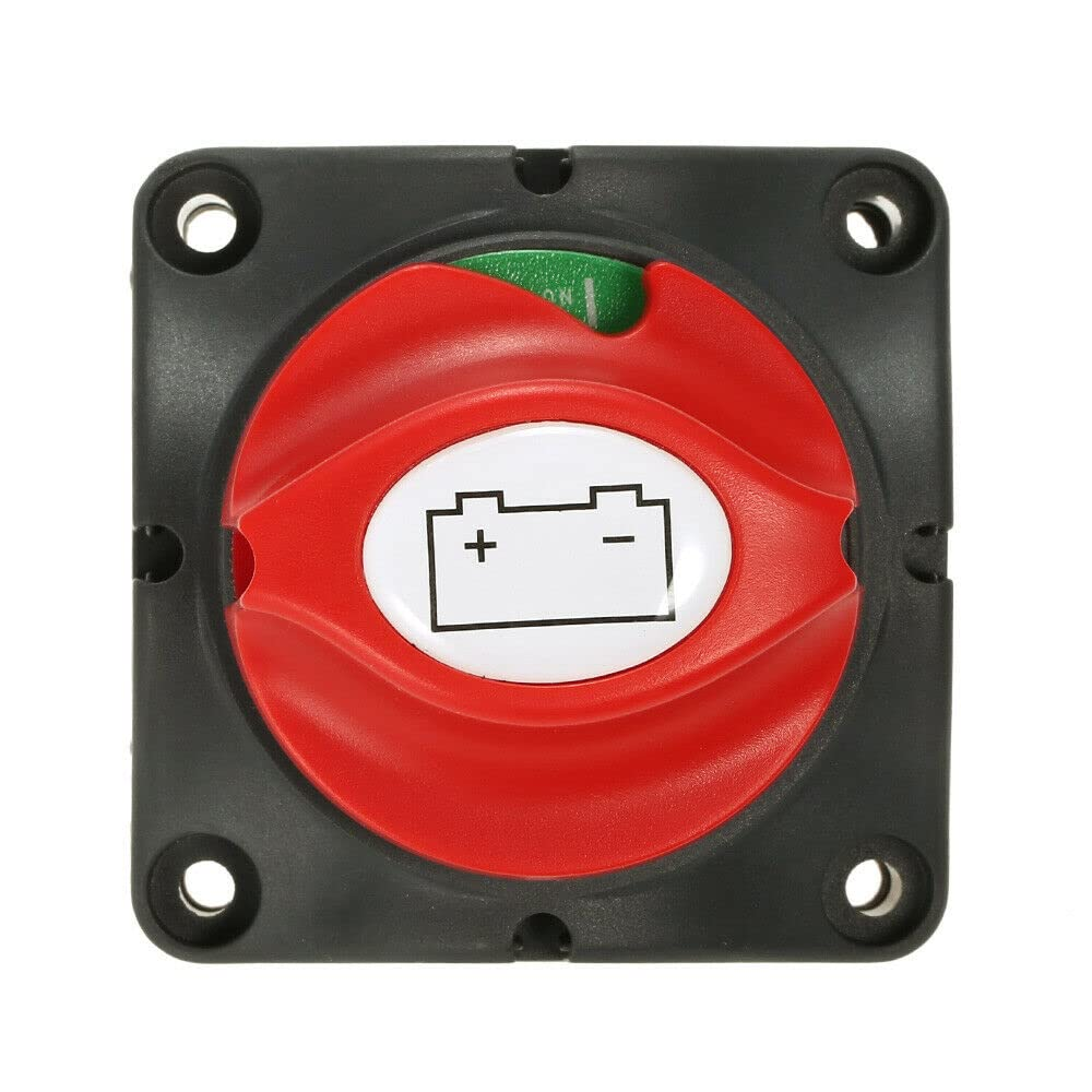 Compatible 12V/24V/48V Battery Master Disconnect Switch Boat Marine Caravan Isolator Switch Battery Disconnect Switch Master Power Cut off Switch image number 6