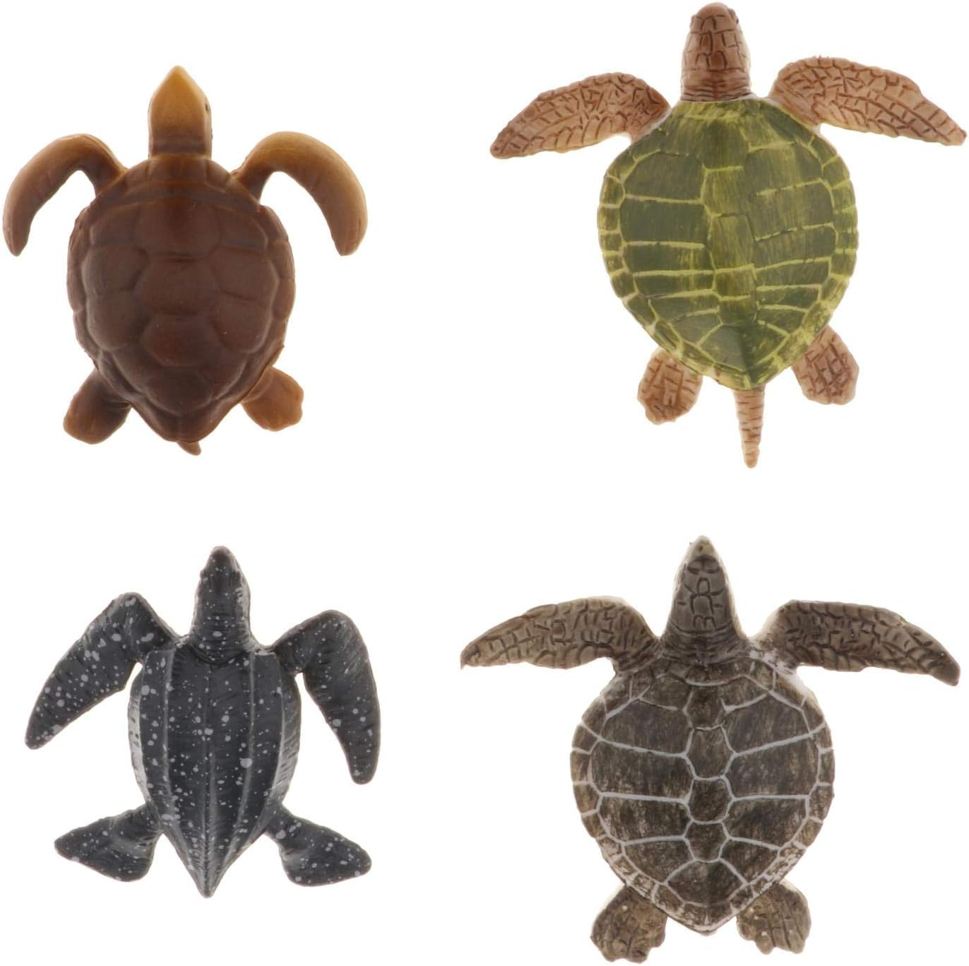 Animal Figures Animal Toys 4PCS Animal Sea Turtle Figures Animals Toys for Child image number 2