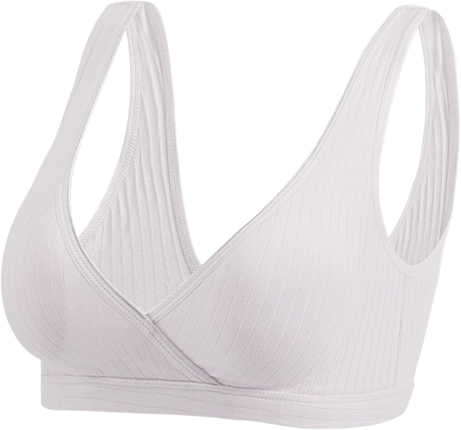 Dress Cici Nursing Maternity Bra - Cross Front 100% Cotton Liner, Wire Free Feeding Bras