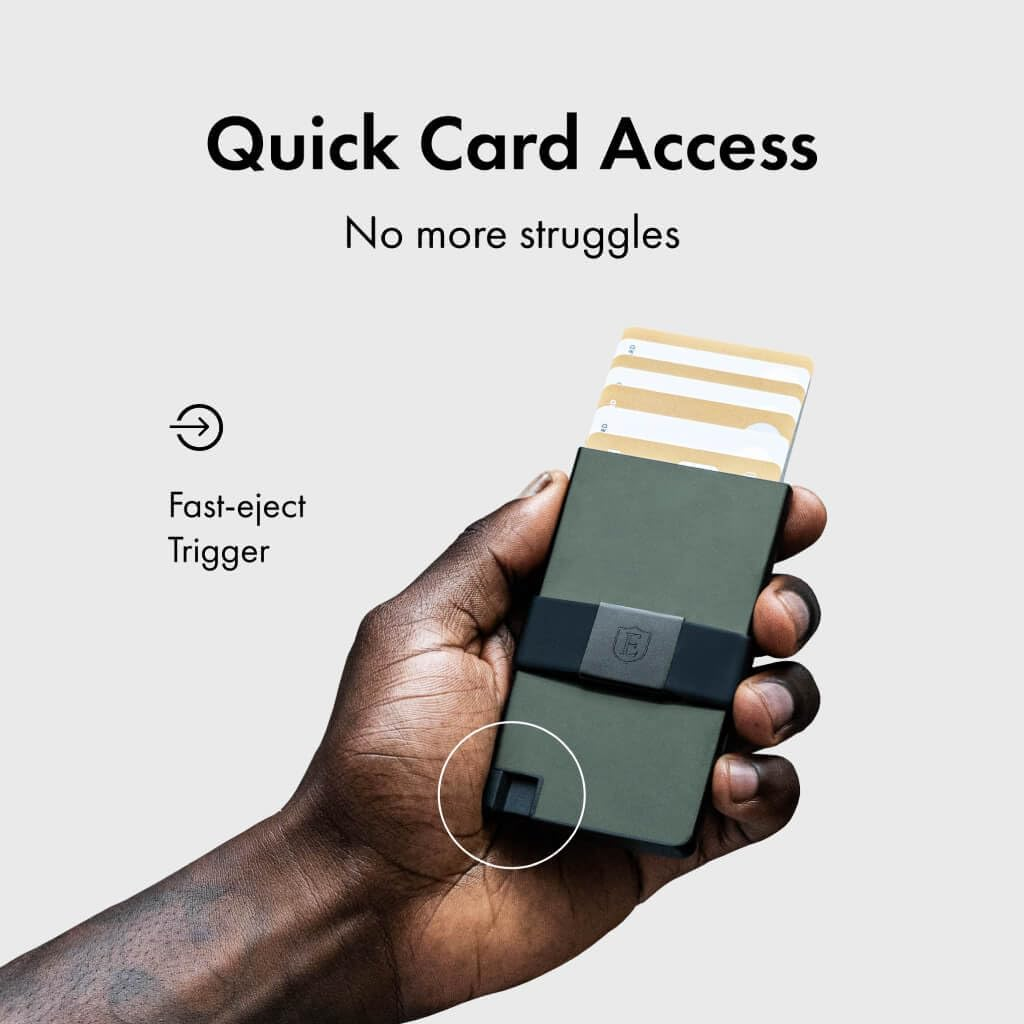 Ekster: Aluminum Cardholder - 0.2-Inch Slim Minimalist Wallet with Expandable Backplate - RFID Blocking Layer for Data Protection - Durable Space-Grade 6061-T6 Aluminum - 1-15 Card Storage Capacity image number 4