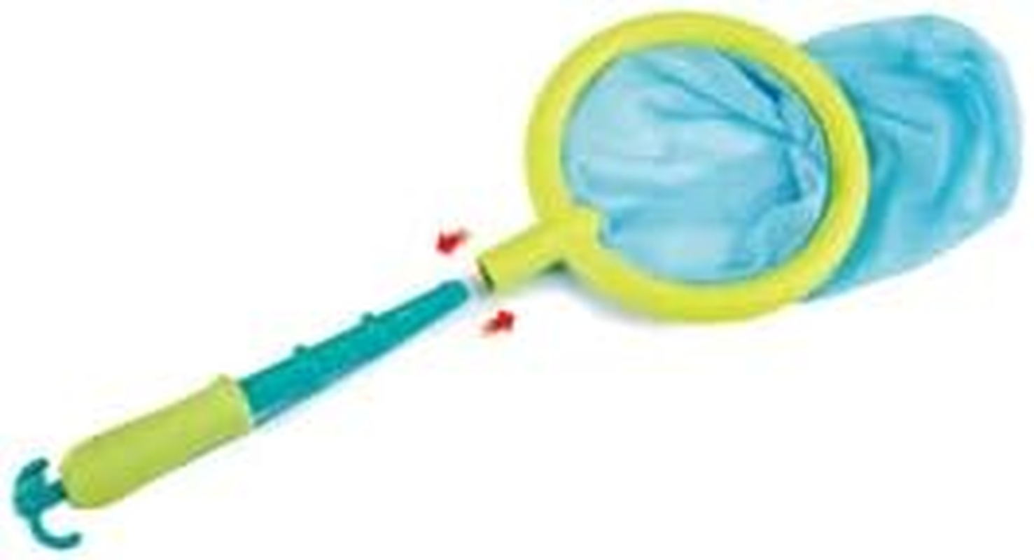 Hape E0214 Double Fun Fishing Set Bath Toy | Jumping Sea Creatures with Net & Detachable Fishing Pole Handle image number 2