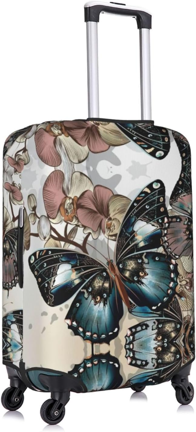 Odddot Beautiful Butterfly1 Print Travel Luggage Cover,Suitcase Protector Cover, Washable Baggage Covers,For 18-32 Inch Luggage, Beautiful Butterfly1, Small image number 6