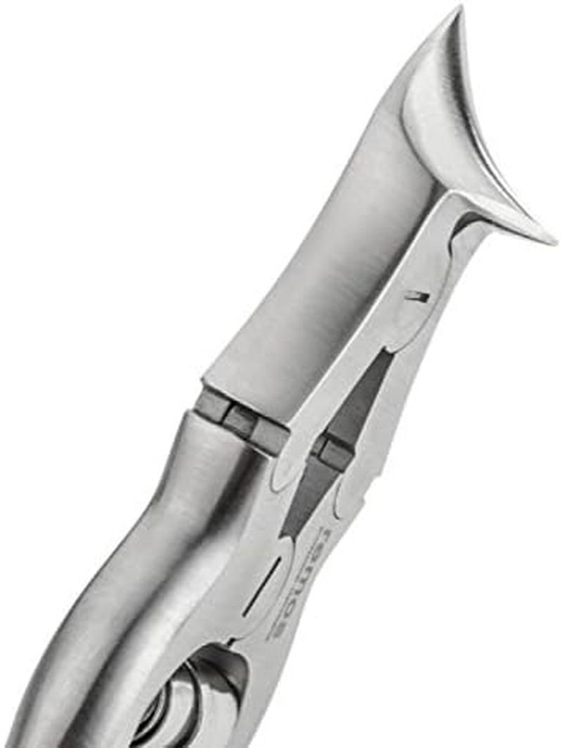 Remos Pedicure Tongs with Gear Ratio for Thick Nails, Two Tip Cutting Edge, Stainless Steel, Length 12 Cm image number 2
