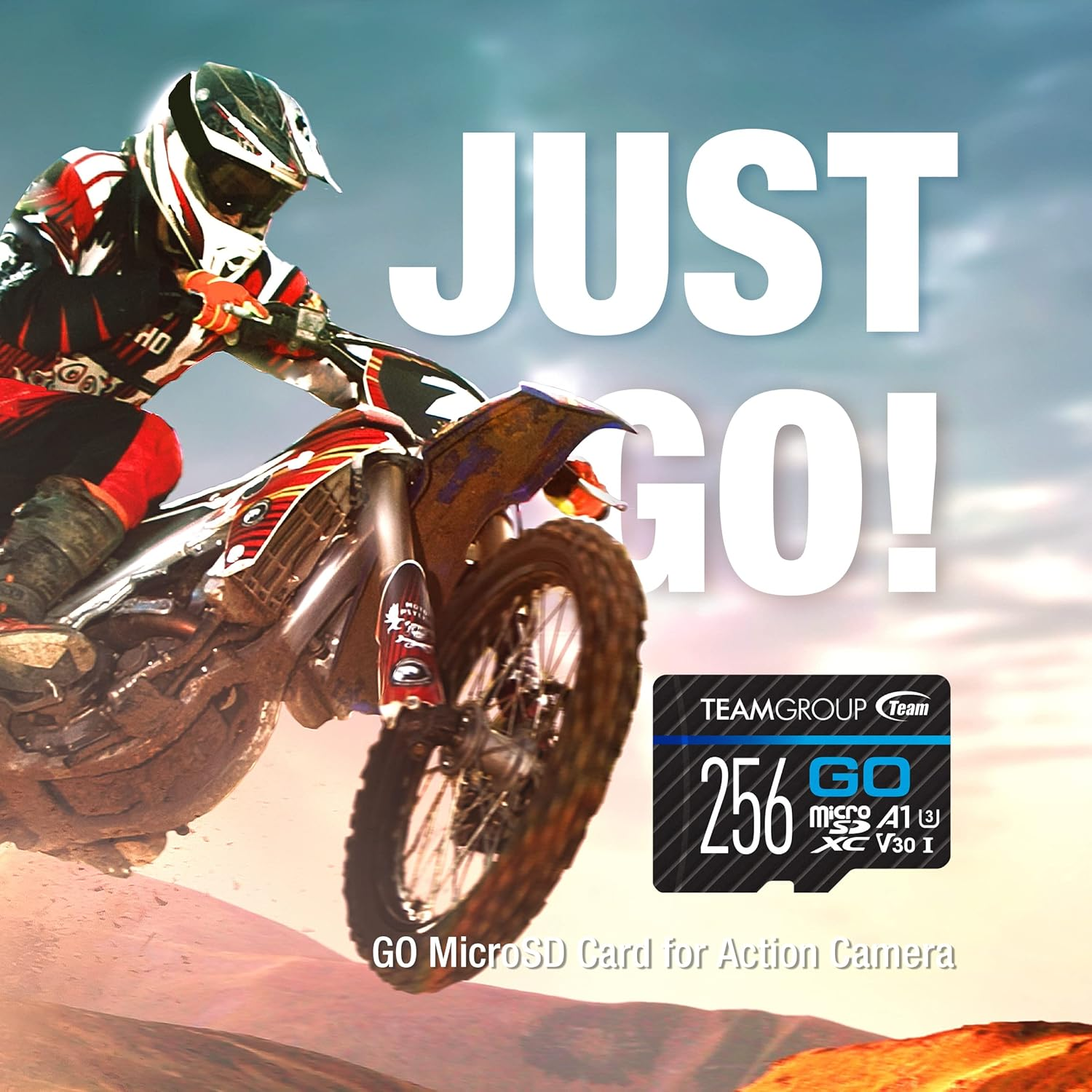 TEAMGROUP GO Card 512GB Micro SDXC UHS-I U3 V30 4K, R/W up to 100/90 Mb/S for Gopro & Action Cameras High Speed Flash Memory Card with Adapter for Outdoor, Sports, 4K Shooting TGUSDX512GU303 image number 3