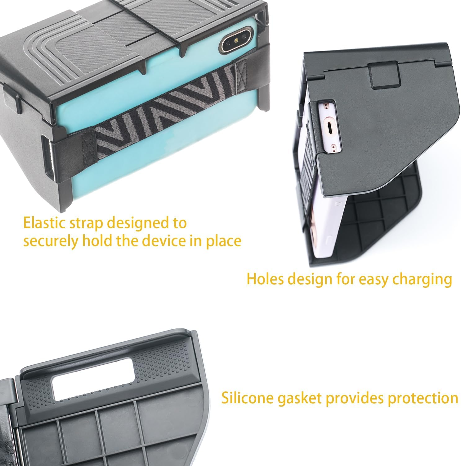 TFY Sun Shade Visor for Mobile Phones & Remote Controllers - Clear Visibility, Easy Setup image number 5