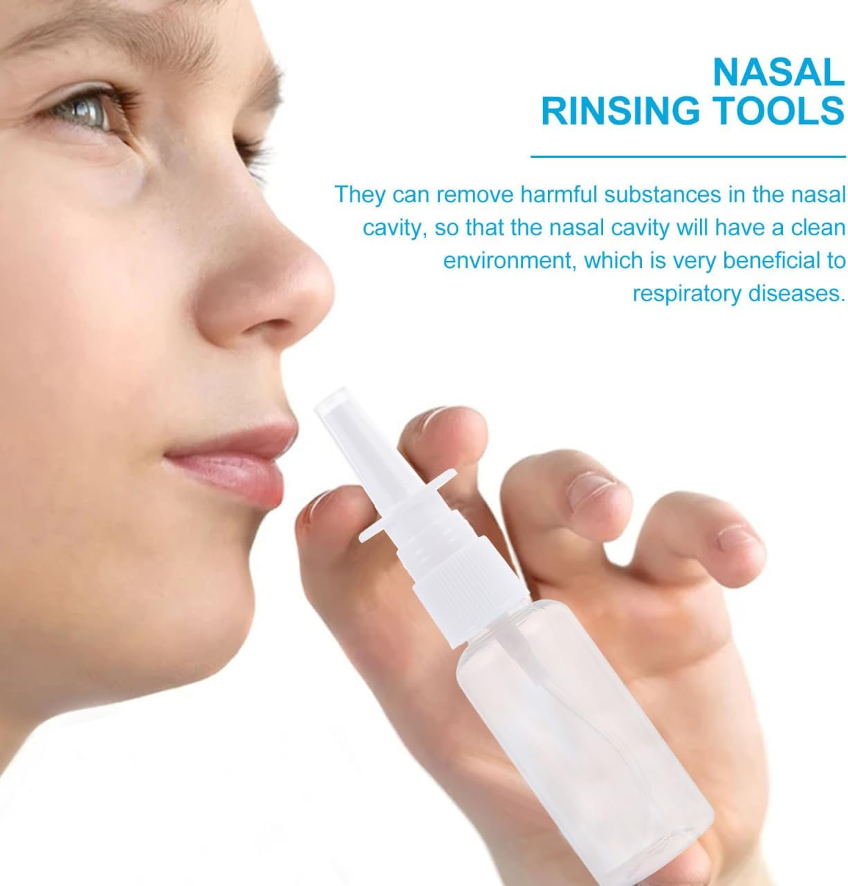 FOMIYES 2Pcs Nasal Cleaner Spray Bottle for Boy Girl Lightweight Nasal Irrigator for Blocked Nose Relief for and Use image number 2