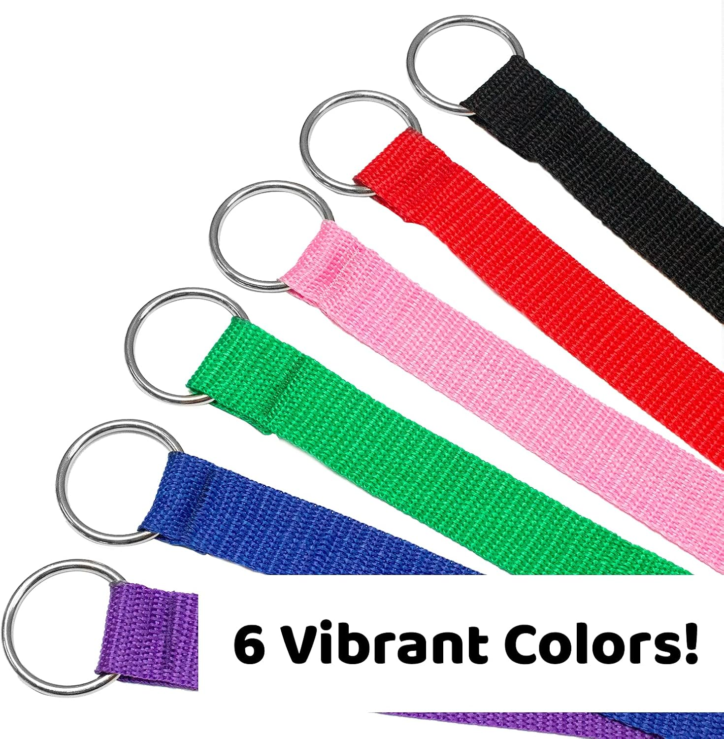 Downtown Pet Supply - 6Ft Dog Kennel Slip Lead - Veterinarian, Grooming, Daycare & Rescue Supplies - One Size Leads for Dogs Bulk - 1" Thick 24 Pack image number 3