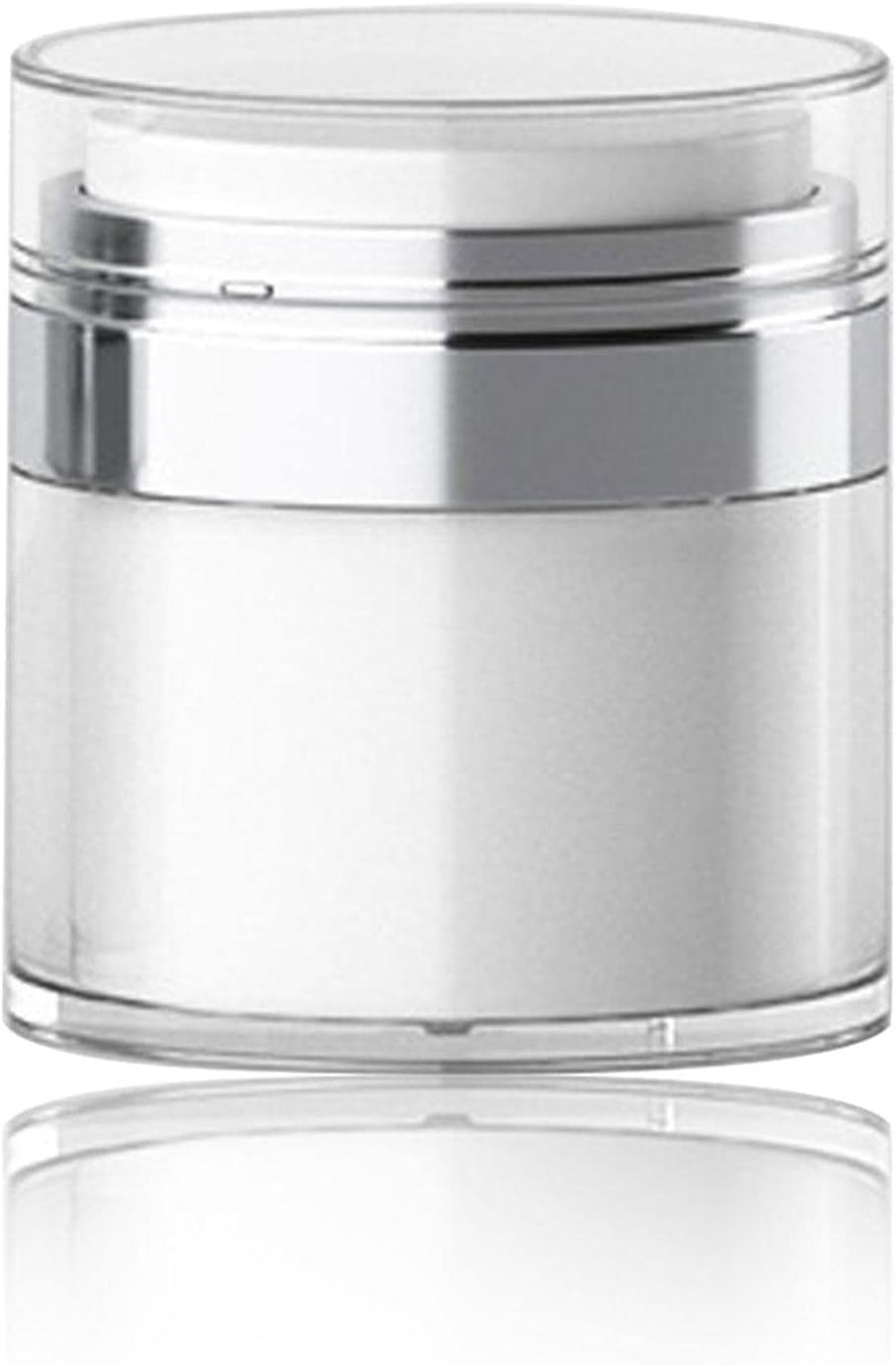 Pump Bottle Dispenser | Airless Pump Jar | Moisturiser Pump Dispenser Airless Pump Bottle | 15/30/50Ml Refillable Portable Cosmetic Container image number 6