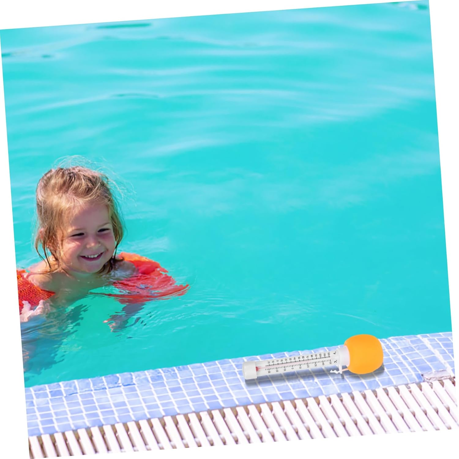 Floating Pool Thermometer with Large Easy-Read Display Accurate Hot Tub Temperature Gauge for Swimming Pools and Indoor Baths Water Temperature Indicator image number 5