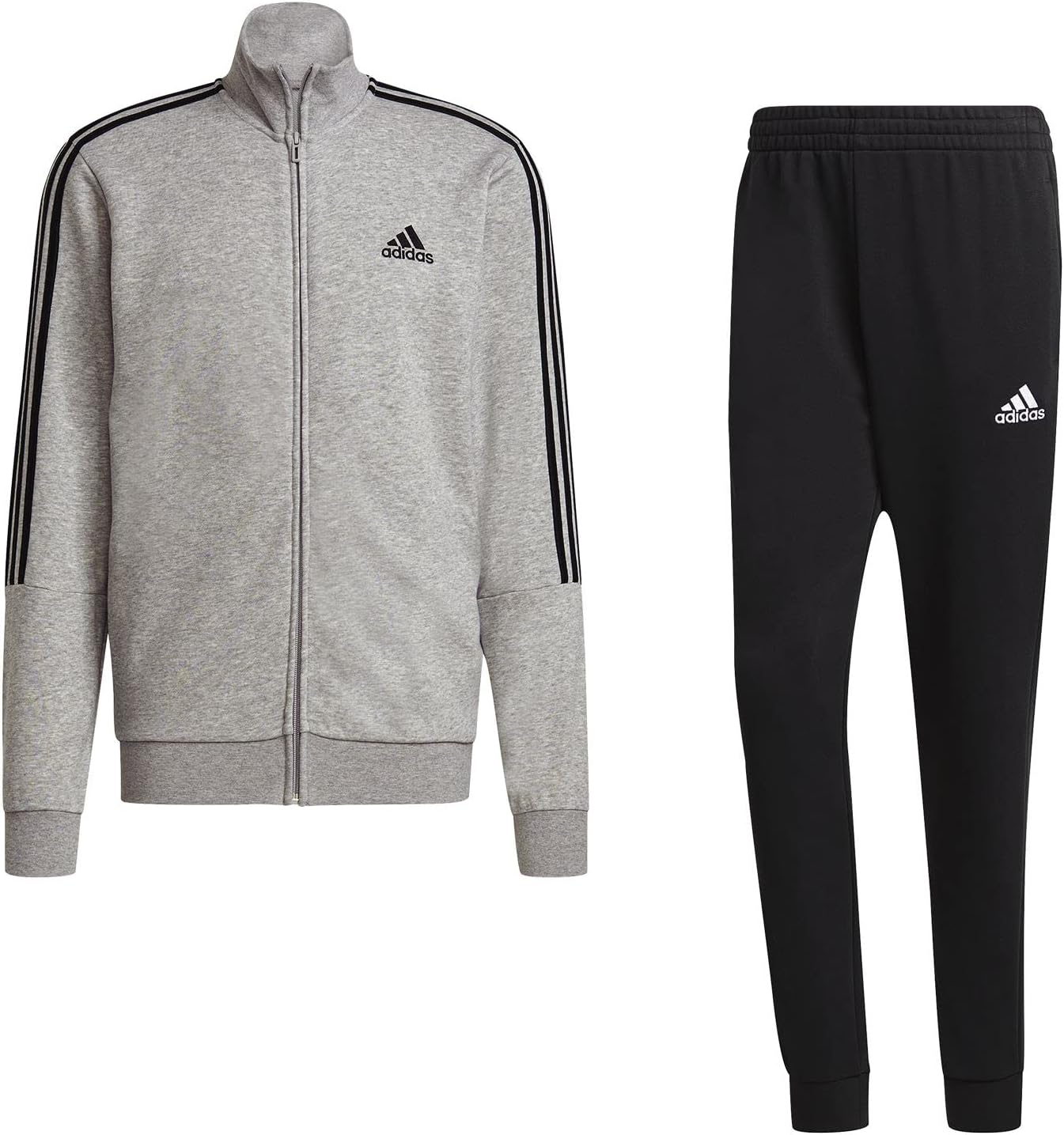 Adidas Men'S M 3S FT TT TS Tracksuit, Top:Legend Ink/White Bottom:Legend Ink F17/White, 7