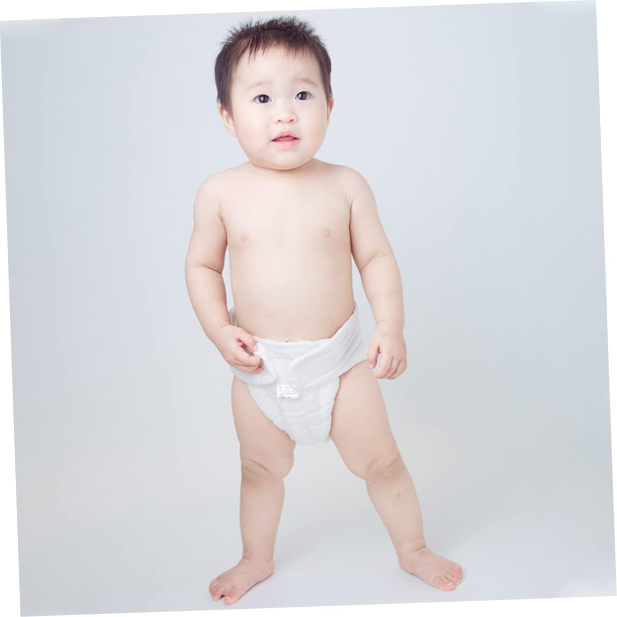 5Pcs Cloth Diapers Newborn Baby Washable Reusable Breathable Inserts Large Size Suitable for 15-25 Lbs Infant image number 3