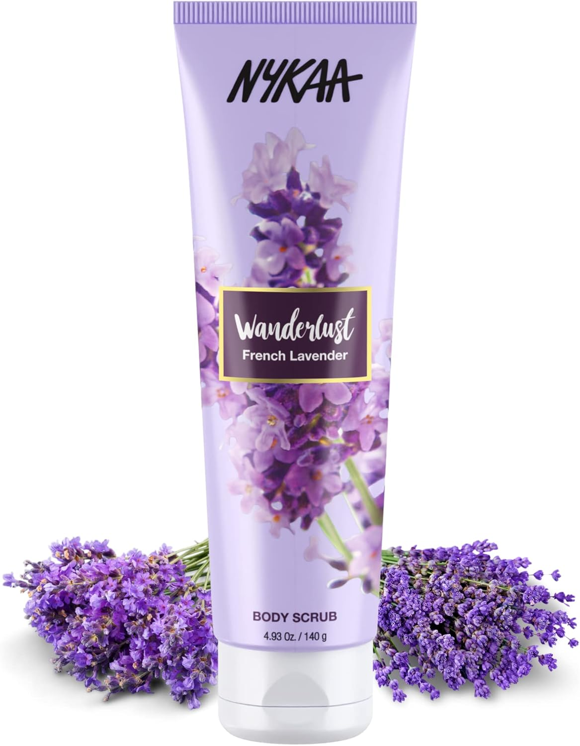 Wanderlust Body Scrub - French Lavender by Nykaa Naturals for Women - 4.93 Oz Scrub image number 2