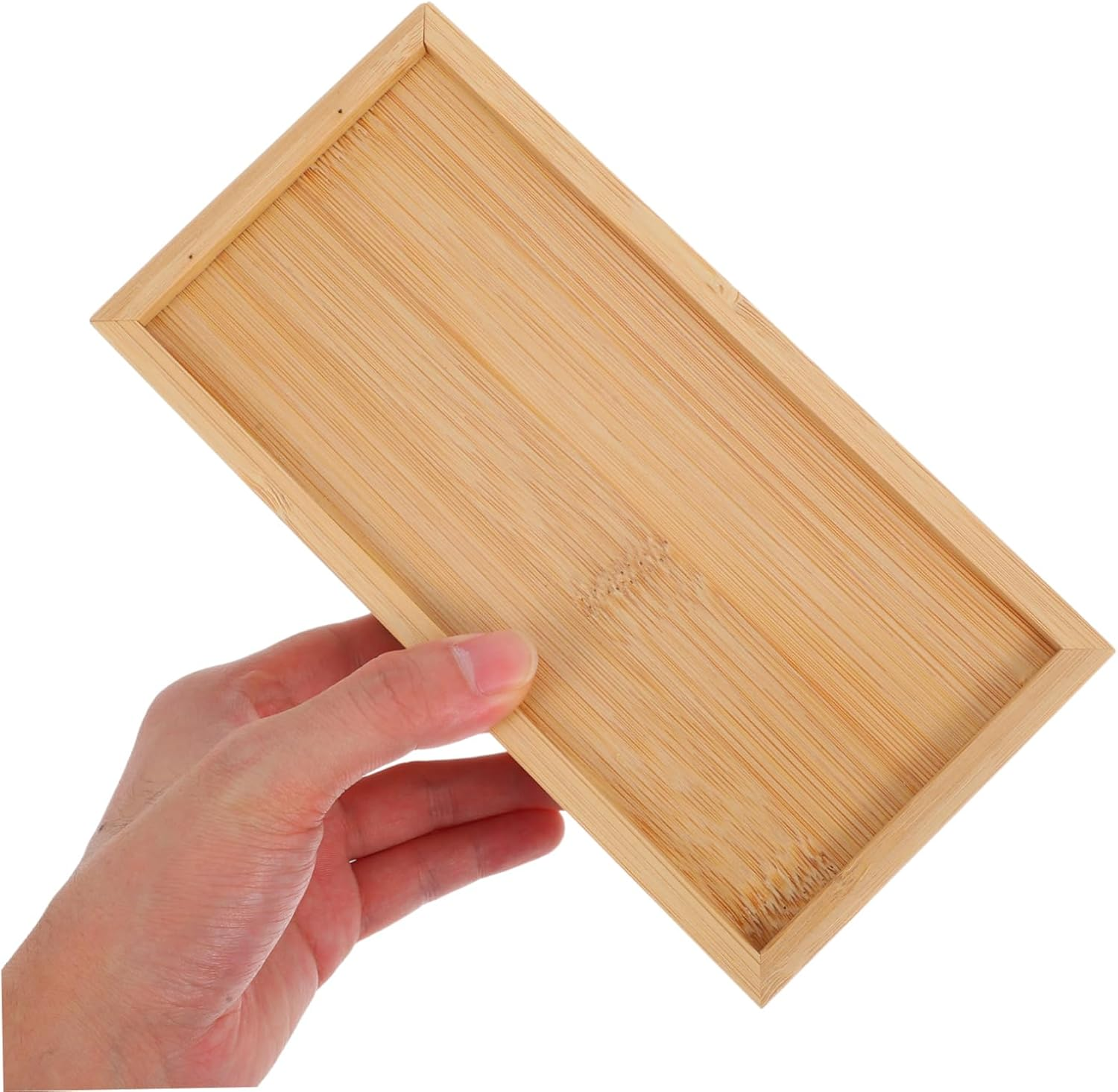 Homoyoyo Storage Box with Sliding Lid Unfinished Decorative Keepsake Box for Desk Organization Bamboo Storage for Office Supplies and Accessories image number 4