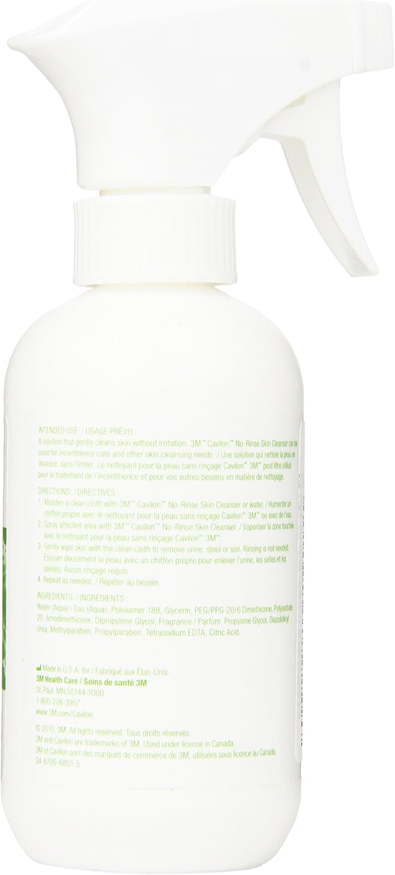 3M Cavilon Skin Cleanser 8 Oz Spray Bottle 3380, EACH image number 1