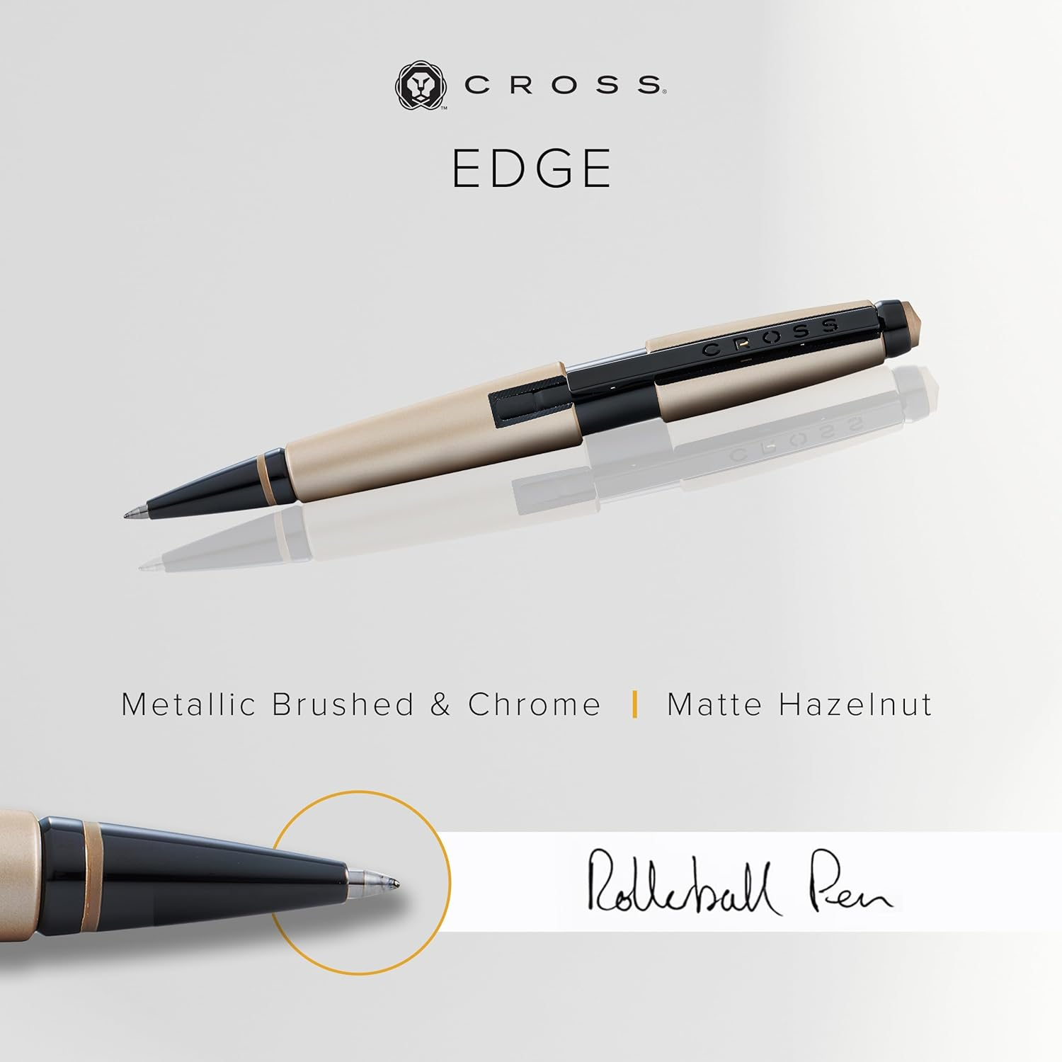 Cross Edge Matte Hazelnut Lacquer Gel Rollerball Pen image number 3