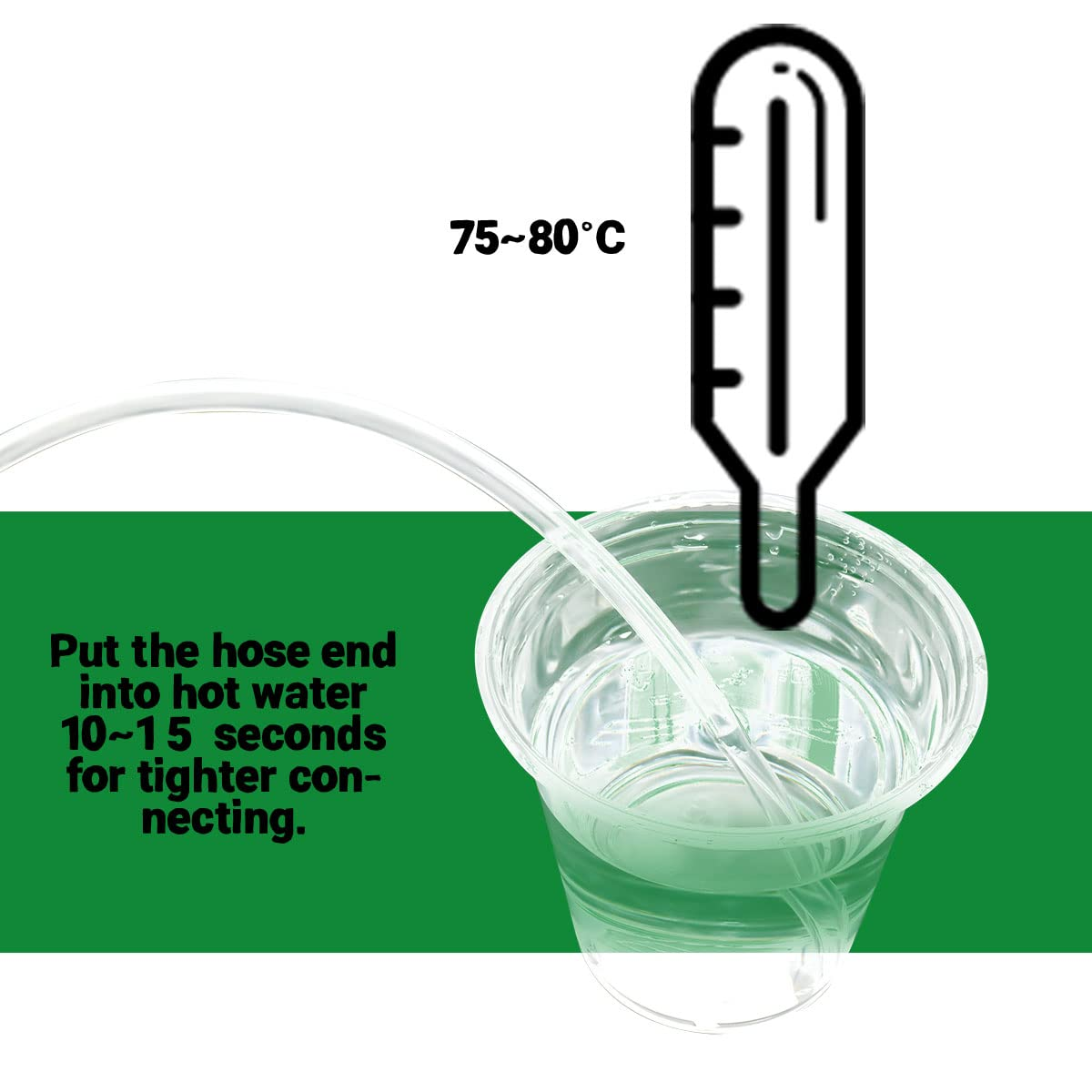 UCINNOVATE Drip Irrigation Tubing Kit, Including 5M 1/4 INCH Tubing, Irrigation Drippers, Tube Connectors, Fitler for Automatic Self Watering Equipment System image number 1