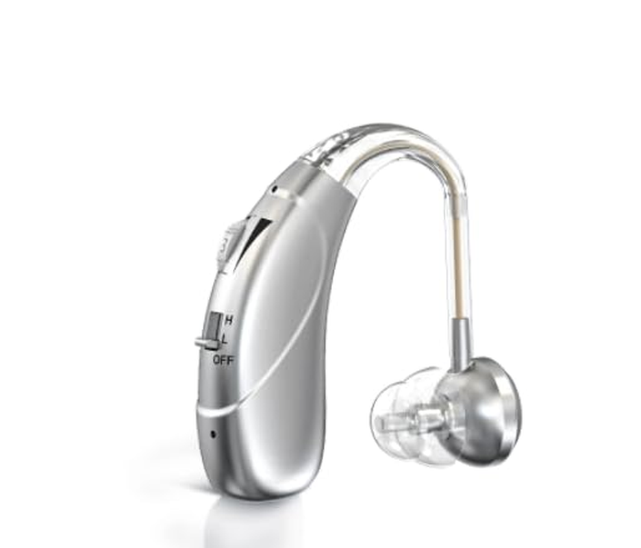 Hearing Aids for Elderly People with Severe Hearing Loss, Invisible High-Power Ear Back Rechargeable Hearing Aids