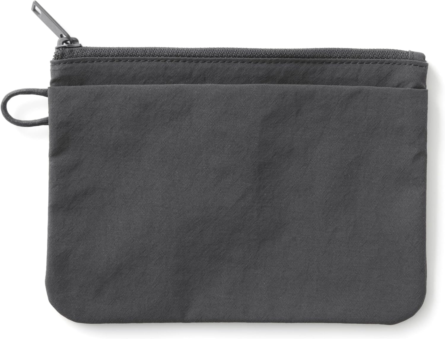 Muji Wrinkle Nylon Flat Pouch Medium image number 4