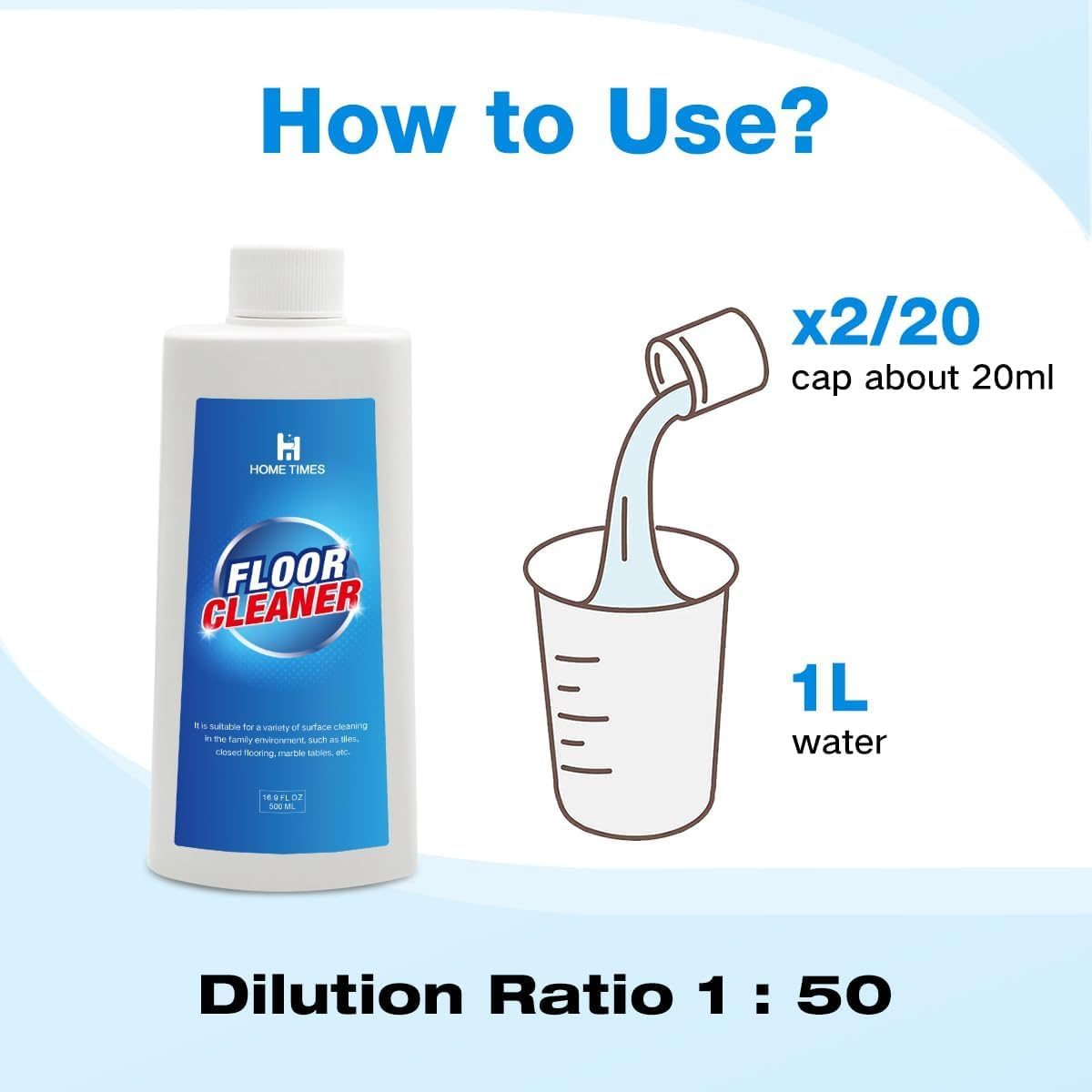 Robot Vacuum Floor Cleaning Concentrate for Mops - Compatible with Roborock, Tineco, Ifloor, Etc. - for Hardwood and Multiple Surfaces - Non-Toxic and Residue-Free image number 1