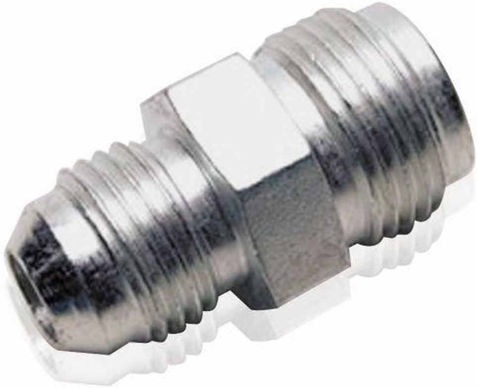 Aeroflow Power Steering Adaptor 5/8"-18 Inverted Seat to -6 Gm/Sag PS AF354-06SS