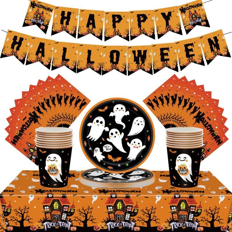 54Pcs Green Dinosaur Animal Party Tableware Decorations for Boy Birthday,Dinosaur Party Table Cloth,7Inch Paper Plates,Dinosaur Party Banner,Paper Napkins for Kids Dino Theme Table Ware Party Favor