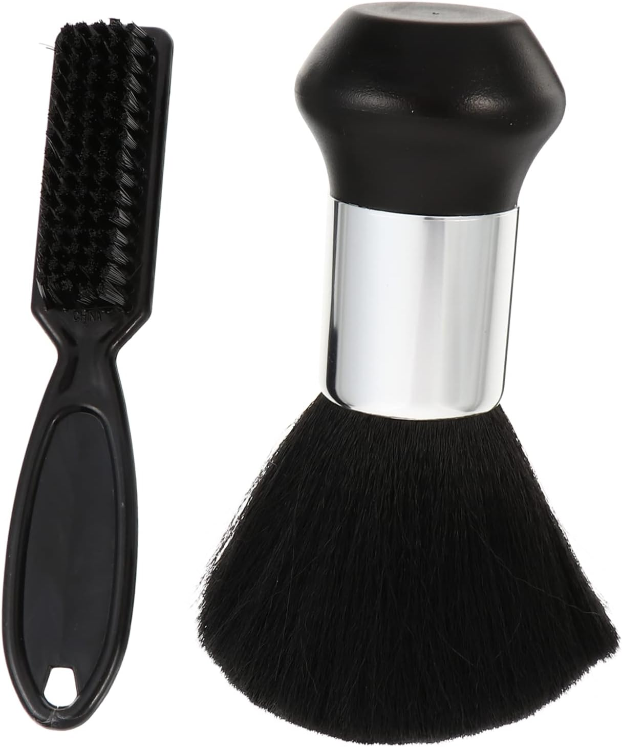 FRCOLOR 4Pcs Salon Neck Duster Brush Professional Hair Cleaning Brush for Barbershop Soft Material Multi-Functional Hairdressing Tool for Dust Removal and Styling
