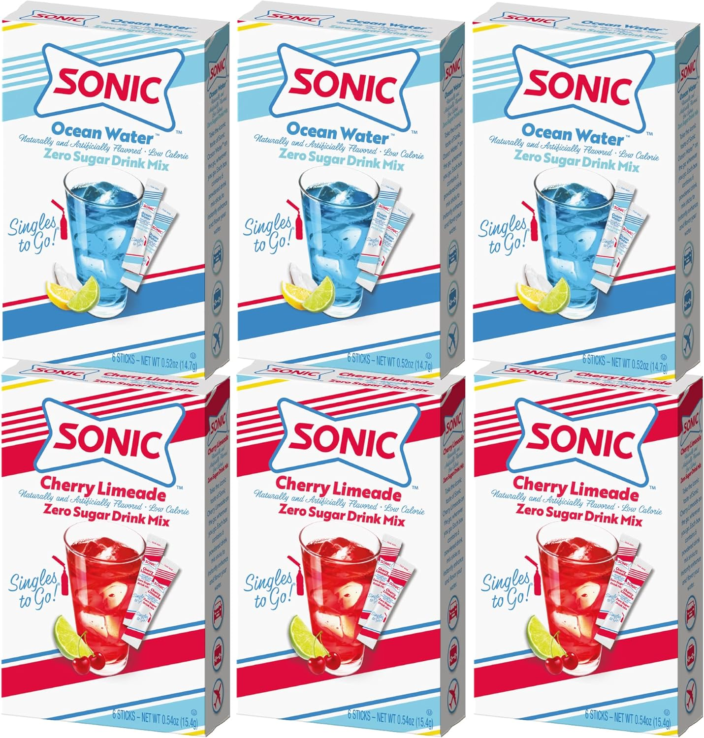 Sonic Singles to Go Variety Pack (Variety Pack - 6 Count) image number 2