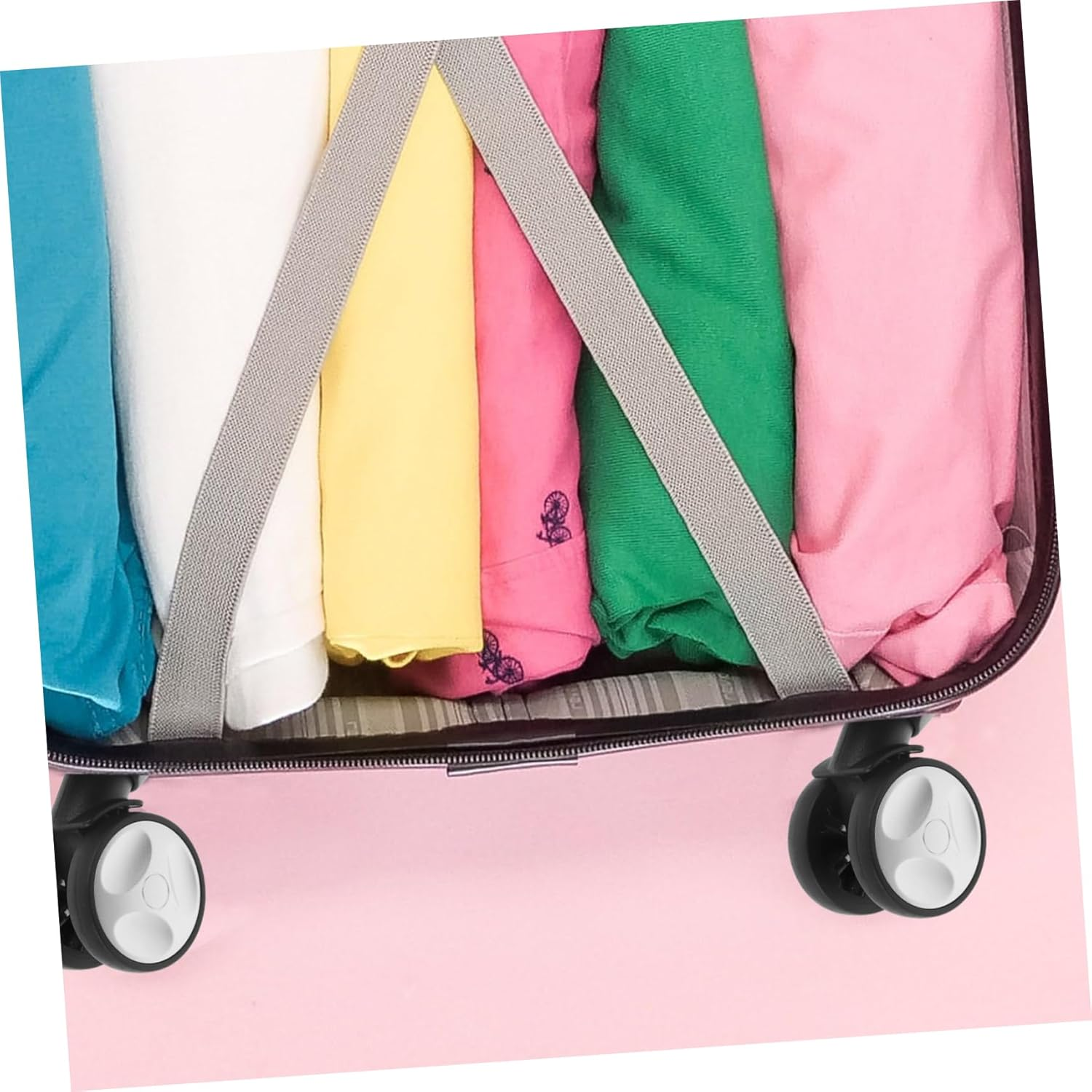 VALICLUD Suitcase Wheel Repair Replacement Plastic Luggage Swivel Wheel for Travel Luggage Replacement image number 3