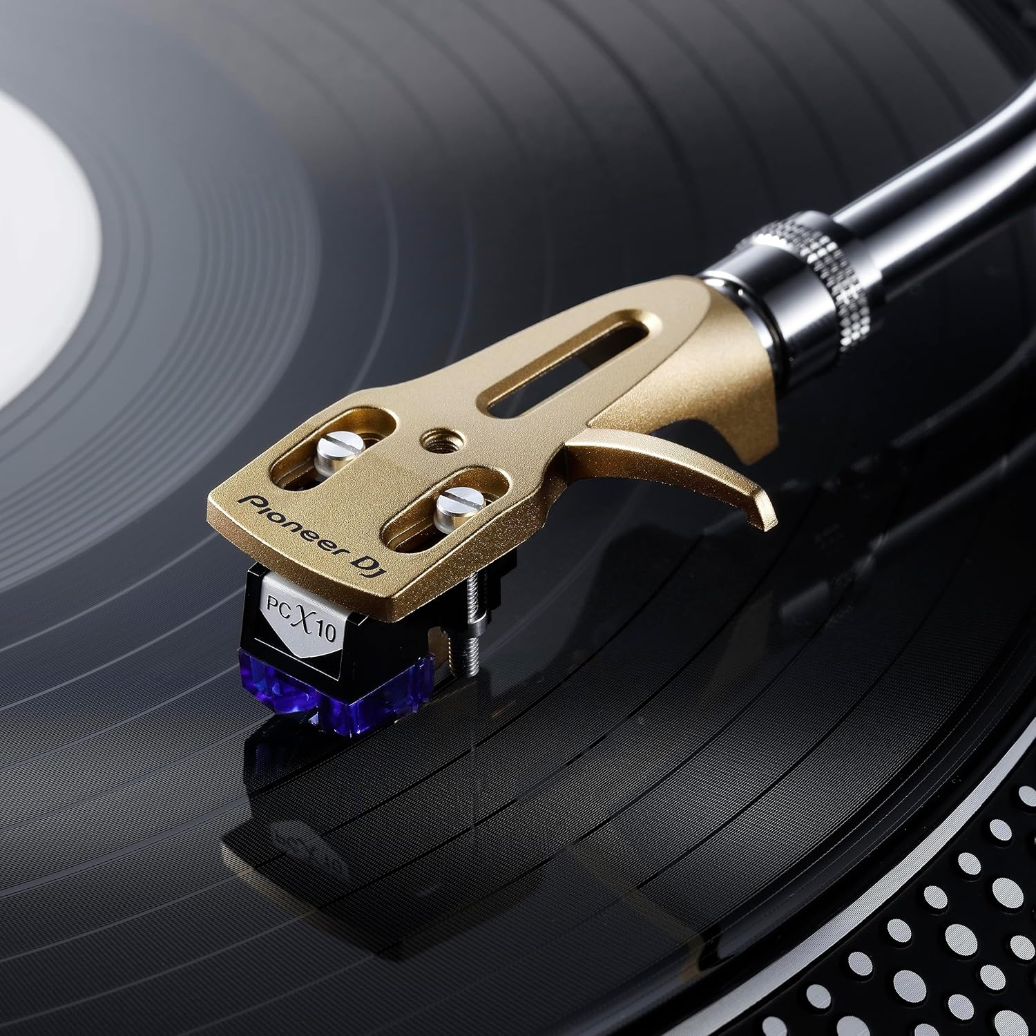Pioneer DJ PC-HS01-N - Professional Pioneer DJ Headshell for Turntable (Gold), Medium