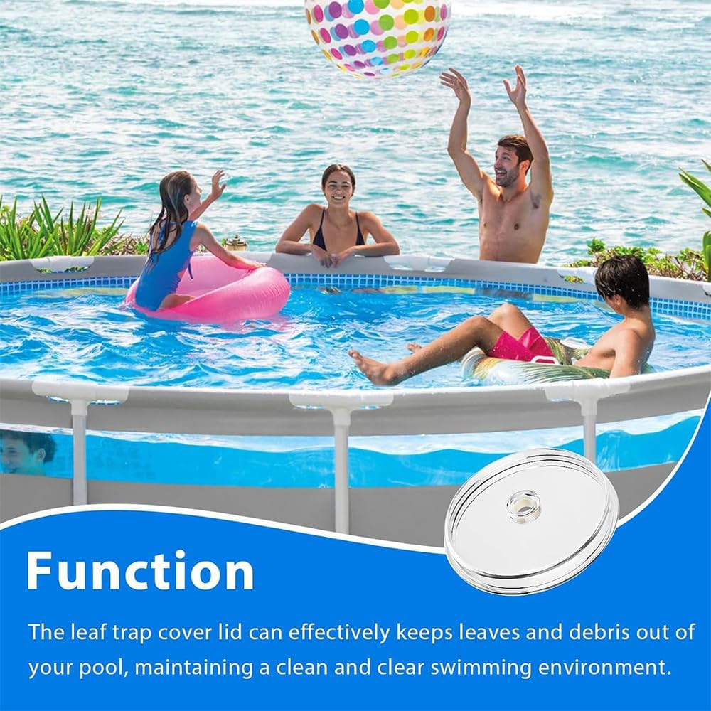 Leaf Trap Cover 11480,Pool Pump Cover Lid with O-Rings and Valve Replacement Parts Work,For Intex Pool Pump11823,26361Ca,26361Eh,26361W,26337Eh,28645Eg,Sf15110,28948Eh,Eco15110-2 image number 6