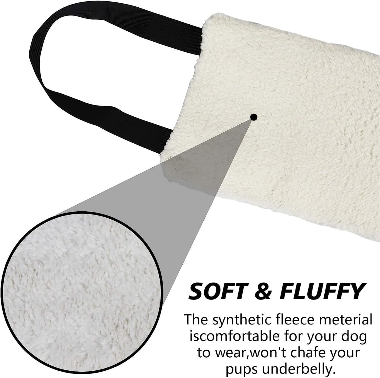 Dog Lift Harness, Dog Sling for Rear Legs, Heavy Duty Dog Lift Harness for Large Dogs, Hip and ACL Brace for Elderly Dogs image number 6