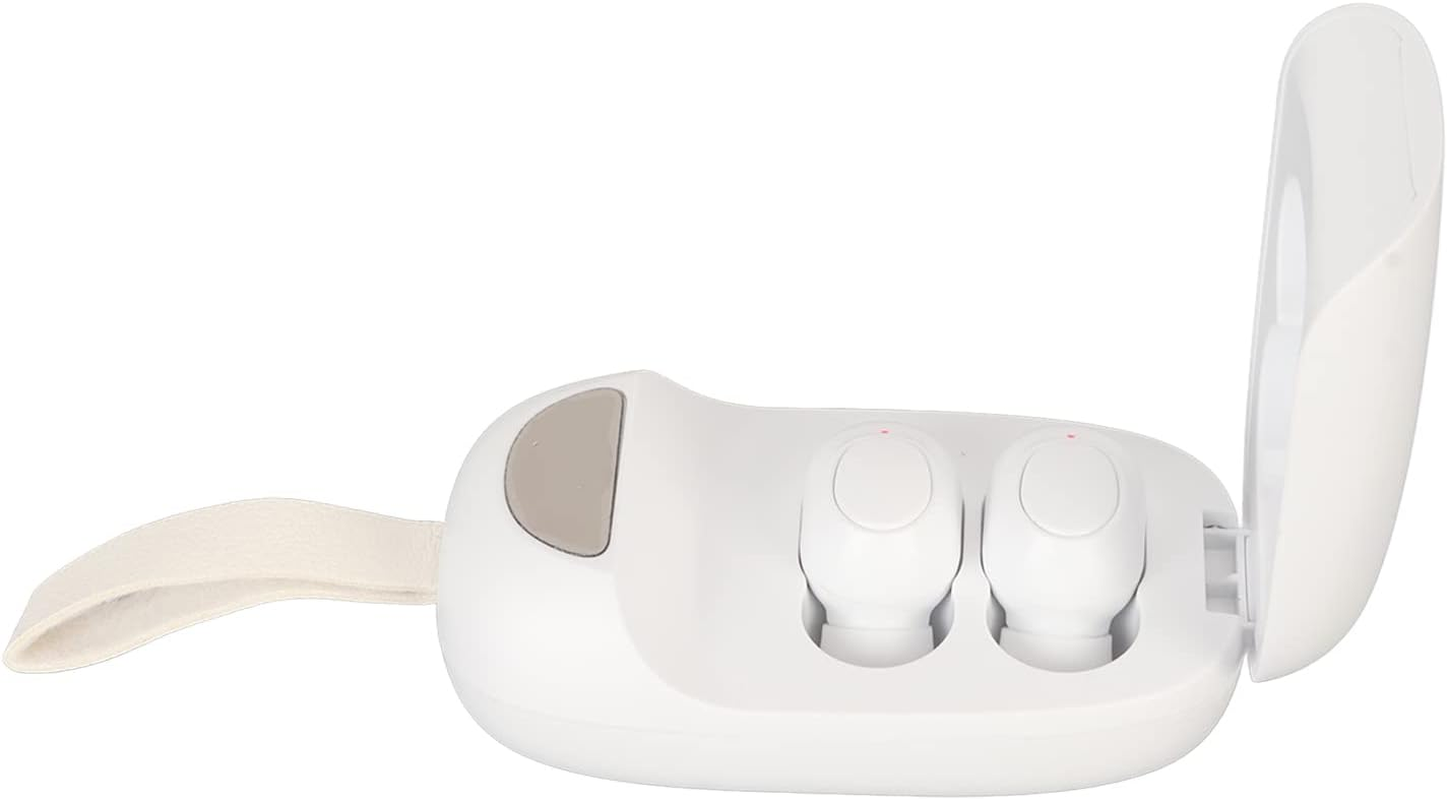 Bluetooth Earbuds Stereo IPX7 Heavy Bass Digital Power Display Wireless Earphones with Charging Case for Sports Fitness Running Black (白) image number 2