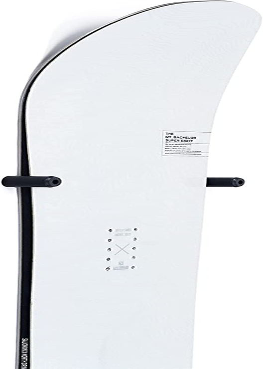 [NEW] (4 PCS) Snowboard Wall Mount Storage &ndash; Damage-Free Snowboard Hanger, Modern Floating Vertical Rack, Clip Hook Holder to Securely Store, Hang and Display Snow Boards, Gear Organizer by Arkorus image number 1