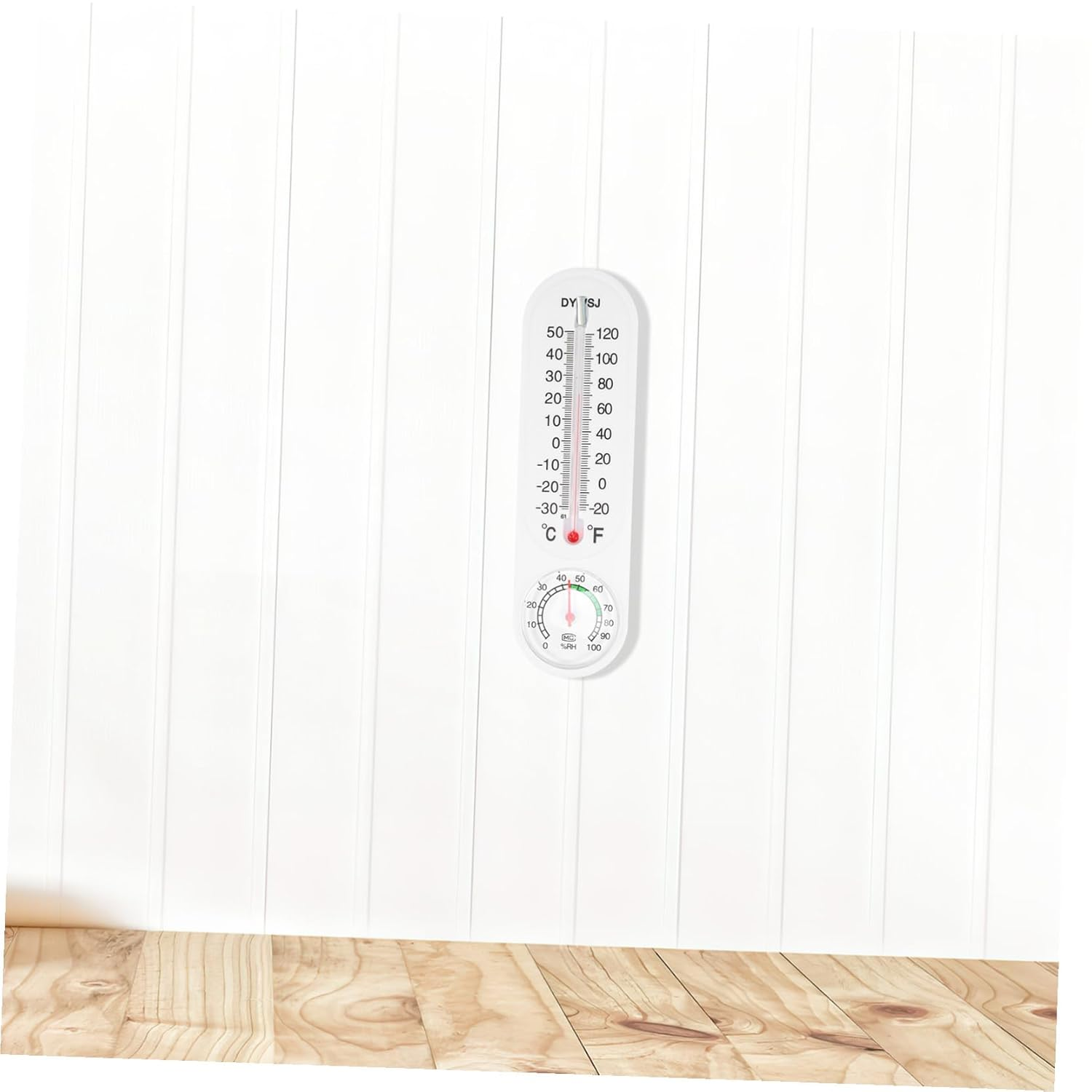 BESPORTBLE Accurate Indoor Temperature and Humidity Monitor for Home Use, White Digital Room Thermometer and Hygrometer High Precision Sensor for Monitoring Climate Levels image number 3