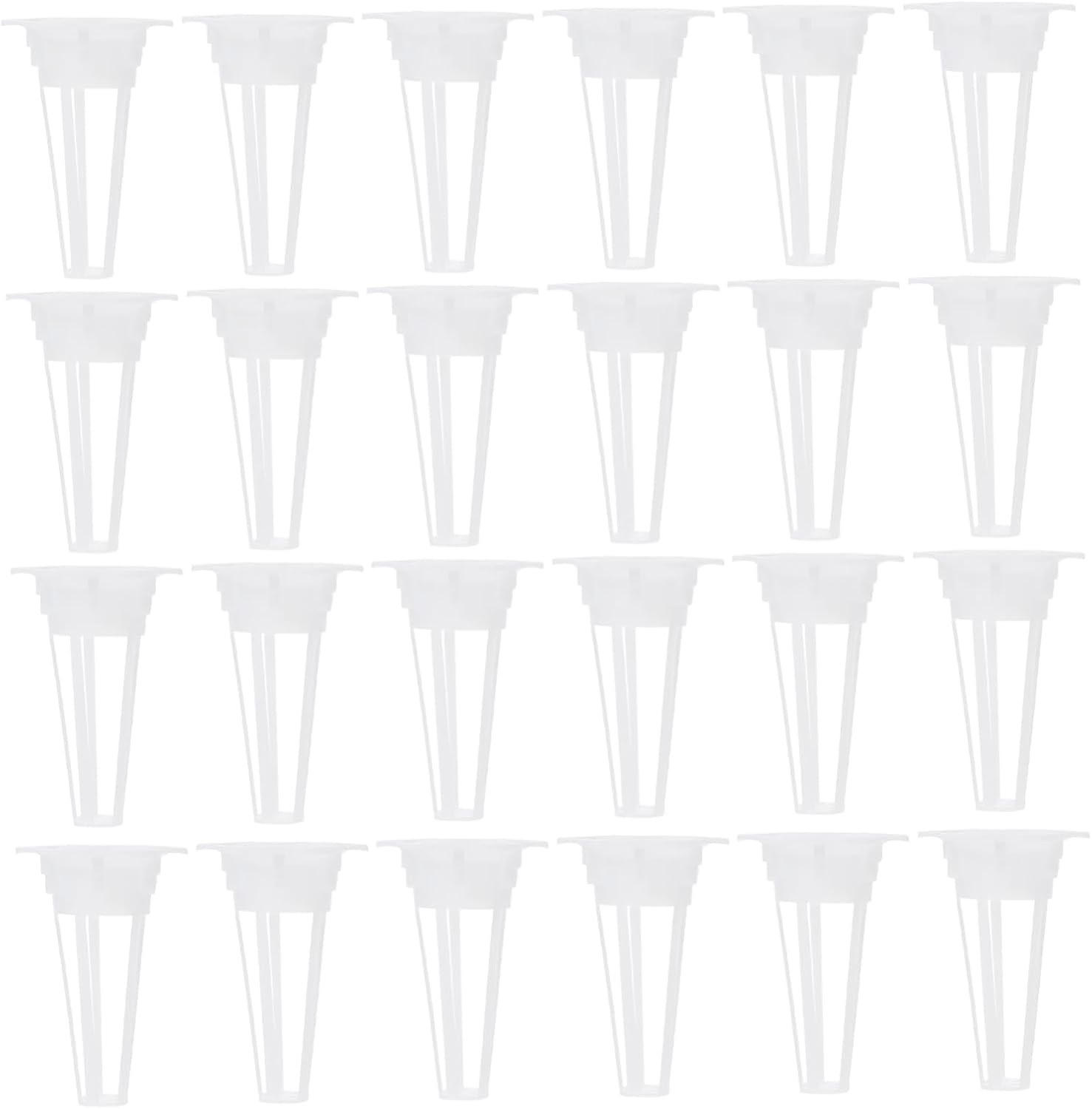 CIMAXIC 50Pcs Plastic Planting Basket Hydroponic Basket for Soilless Planting Cup Garden Supplies for Seedling Pots and Hydroponic System Use image number 5